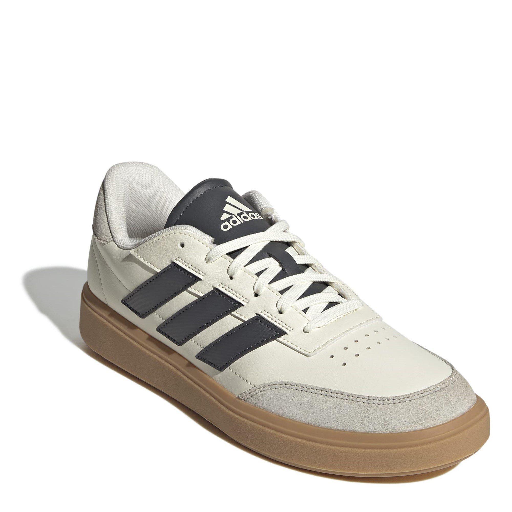 Wht/Gry/Alumina - adidas - Courtblock Mens Shoes - 3