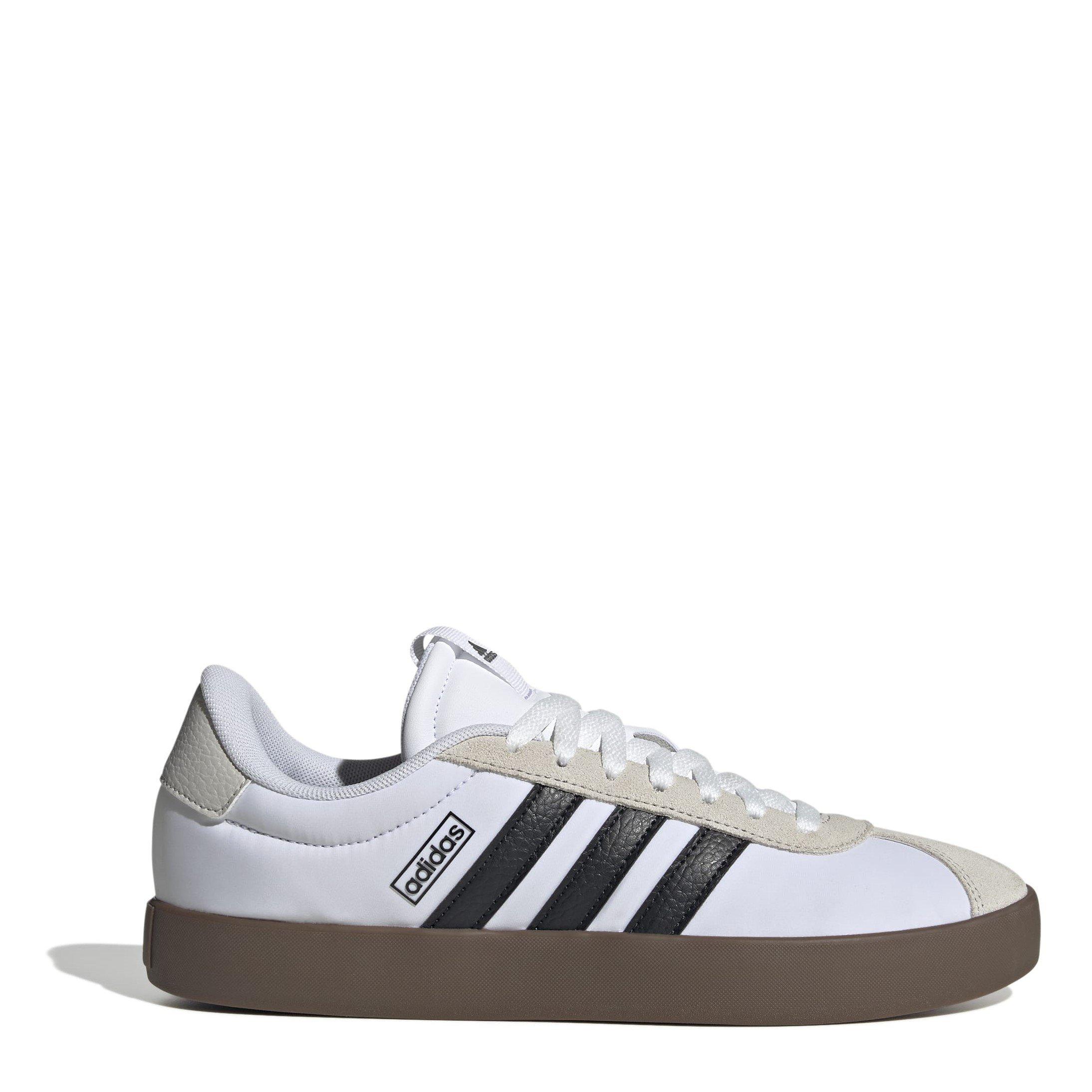 Wht/Blk/Grey - adidas - VL Court 3.0 Shoes Mens - 1
