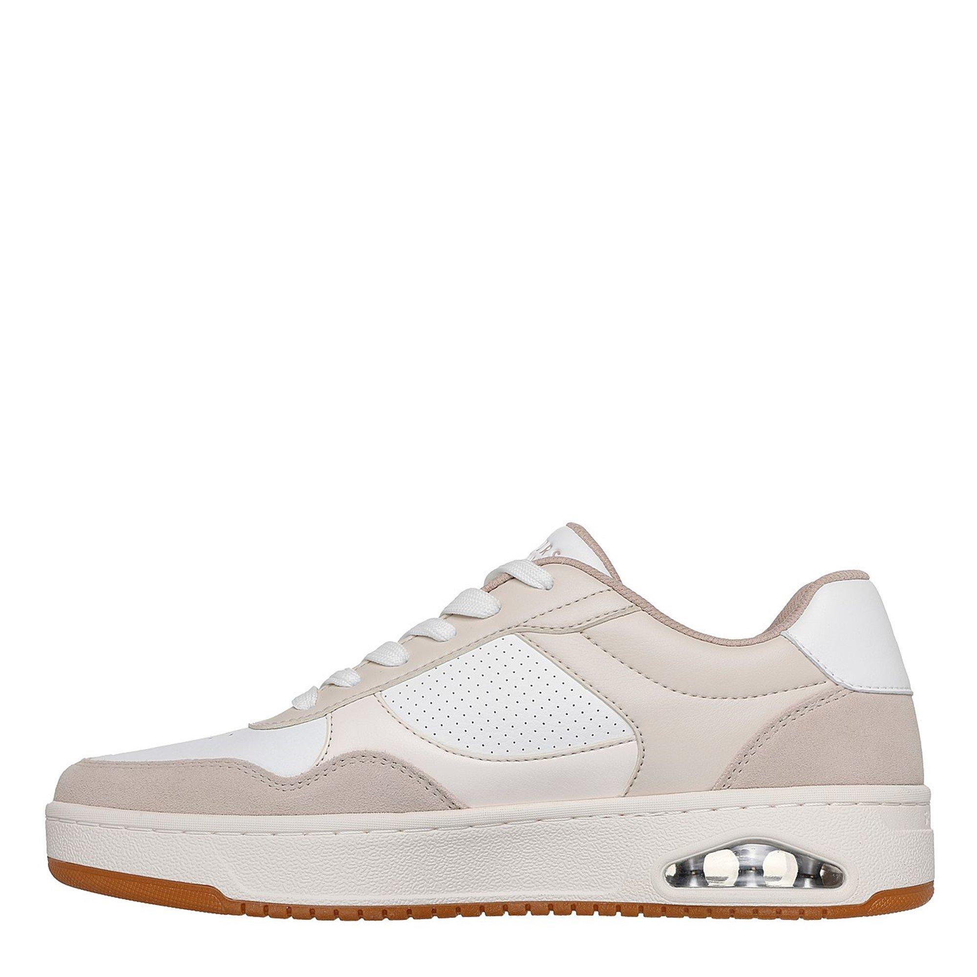 Moonlight/White - Skechers - Uno Court Trainers - 2