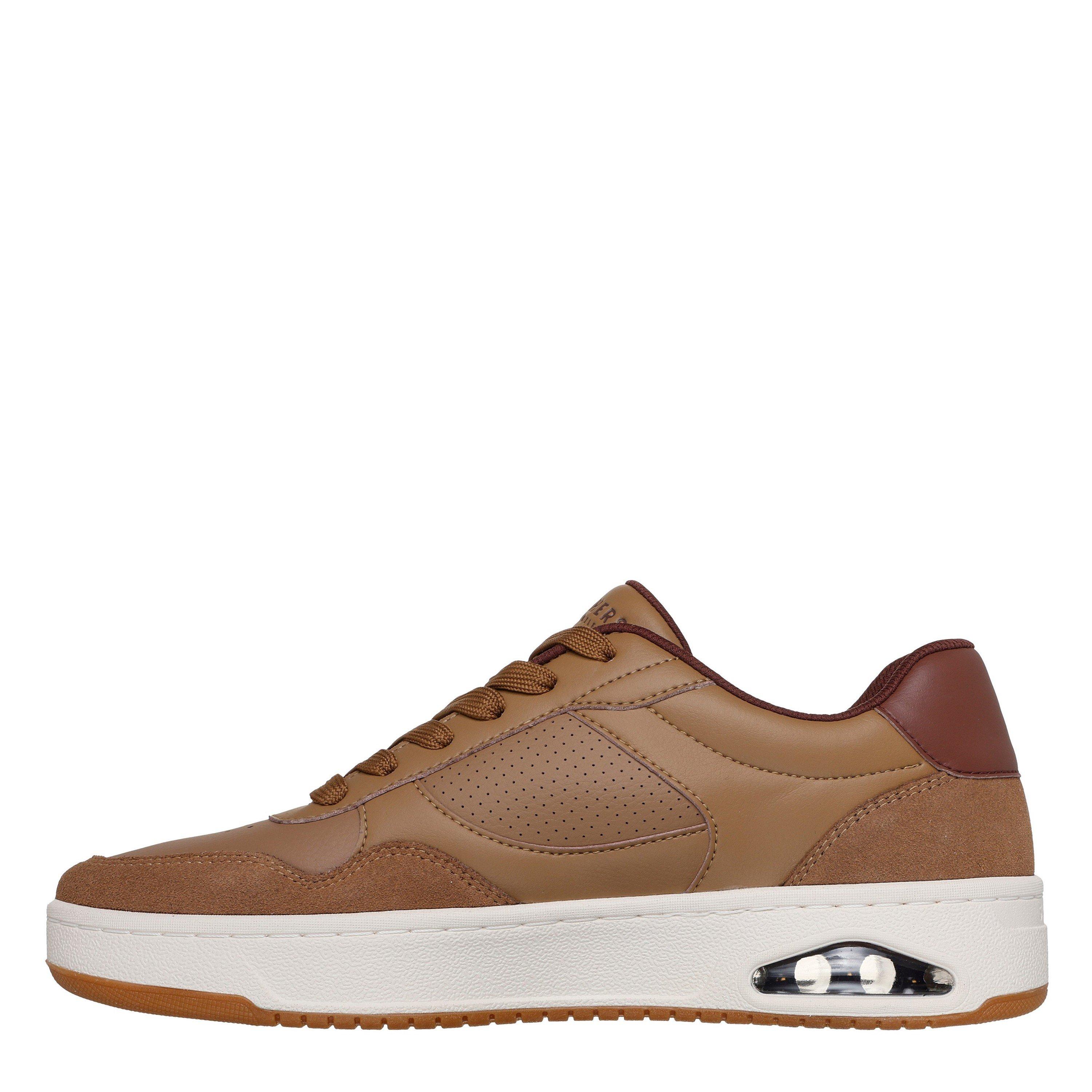 Brown/Suede - Skechers - Men's Uno Court Trainers - 2