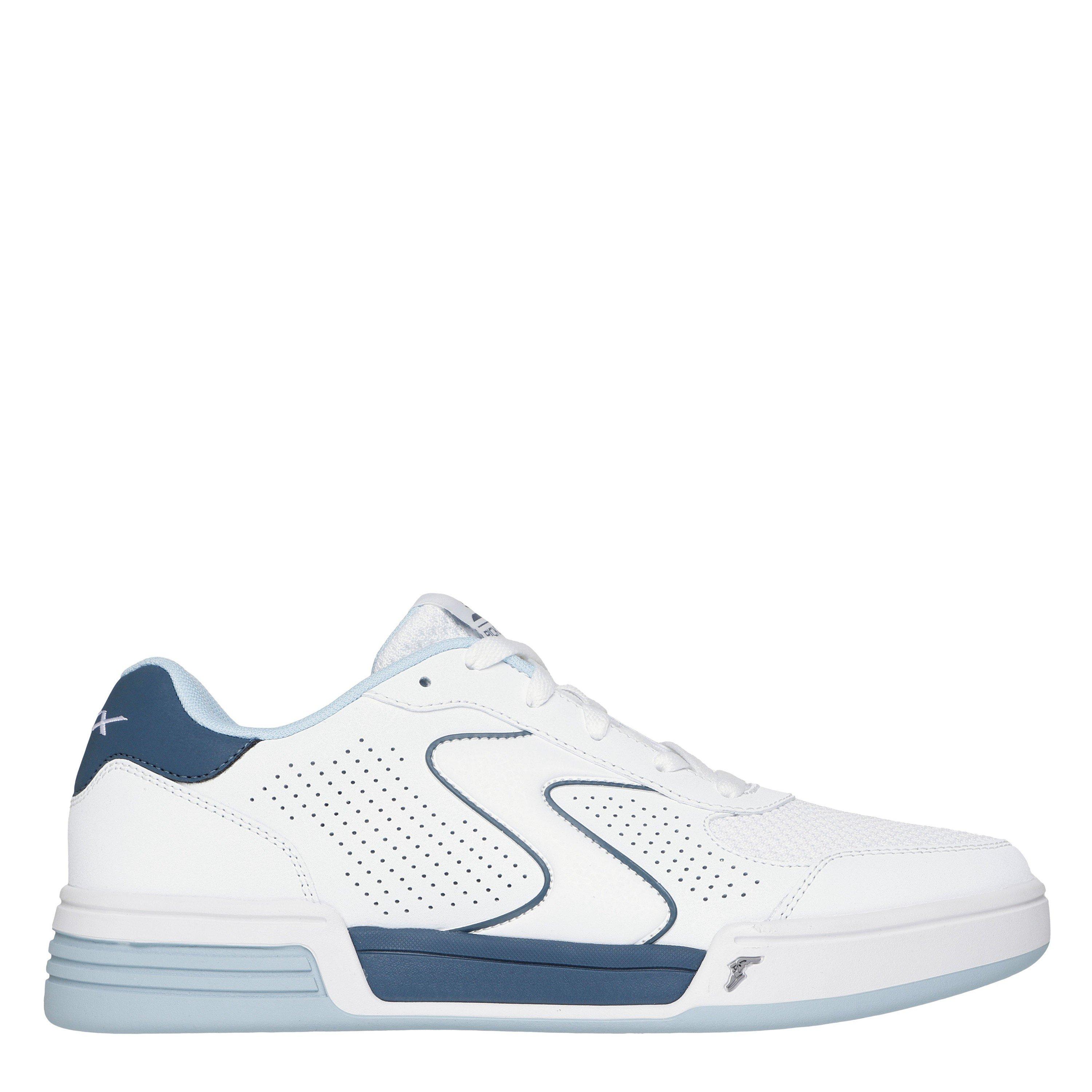 Skechers Men's Classic Court Padel Trainers - White/Blue - 10 (45)