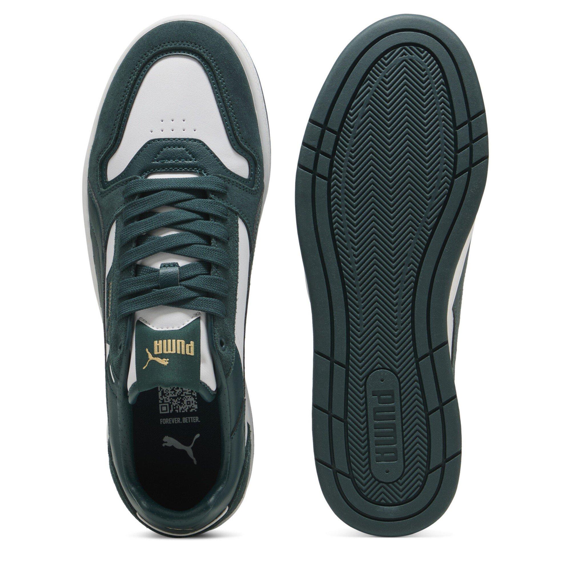 Puma White-Gr - Puma - Men's Court Classic Street Sd Trainers - 3