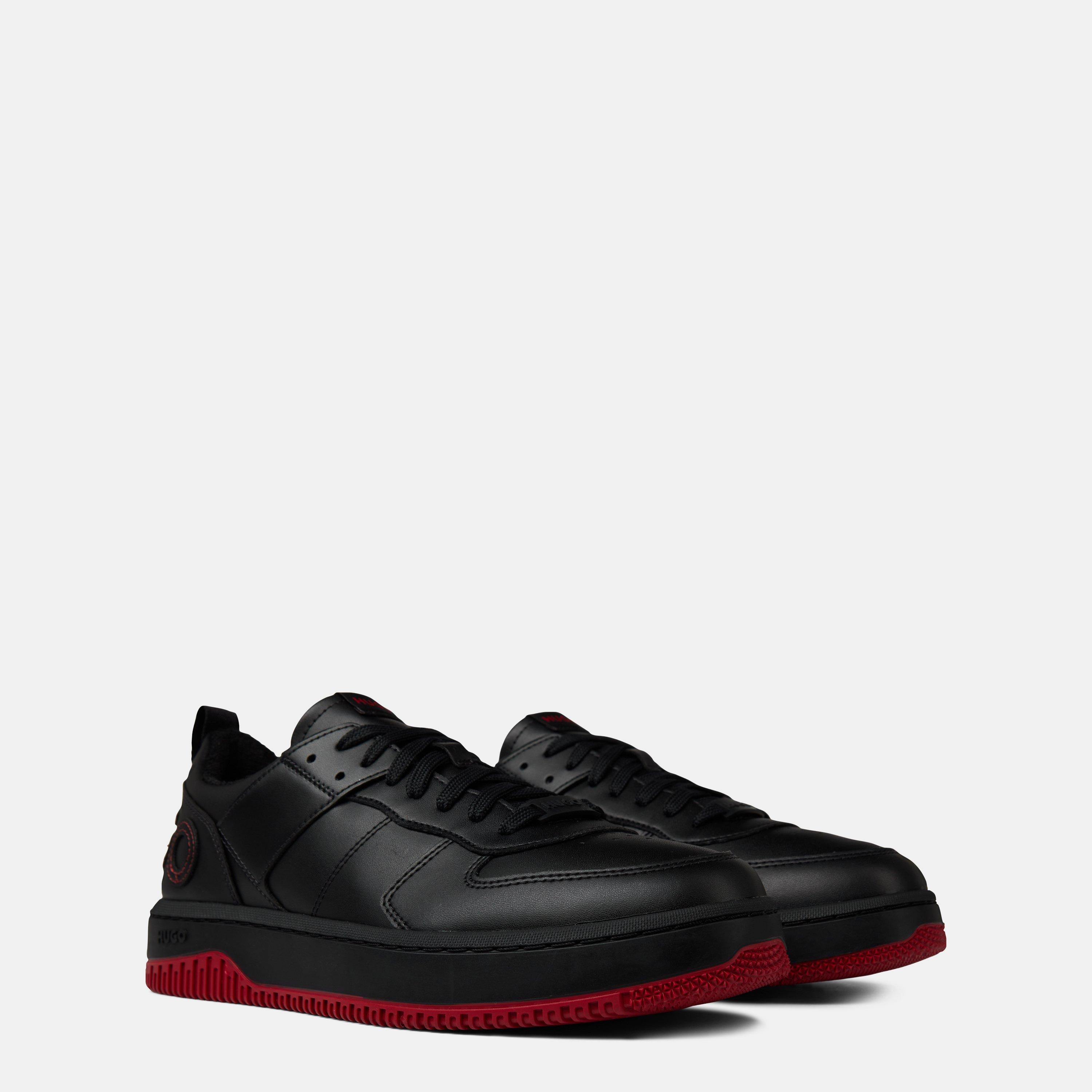 Black/Red - Hugo - Kilian Tennis Trainers - 4