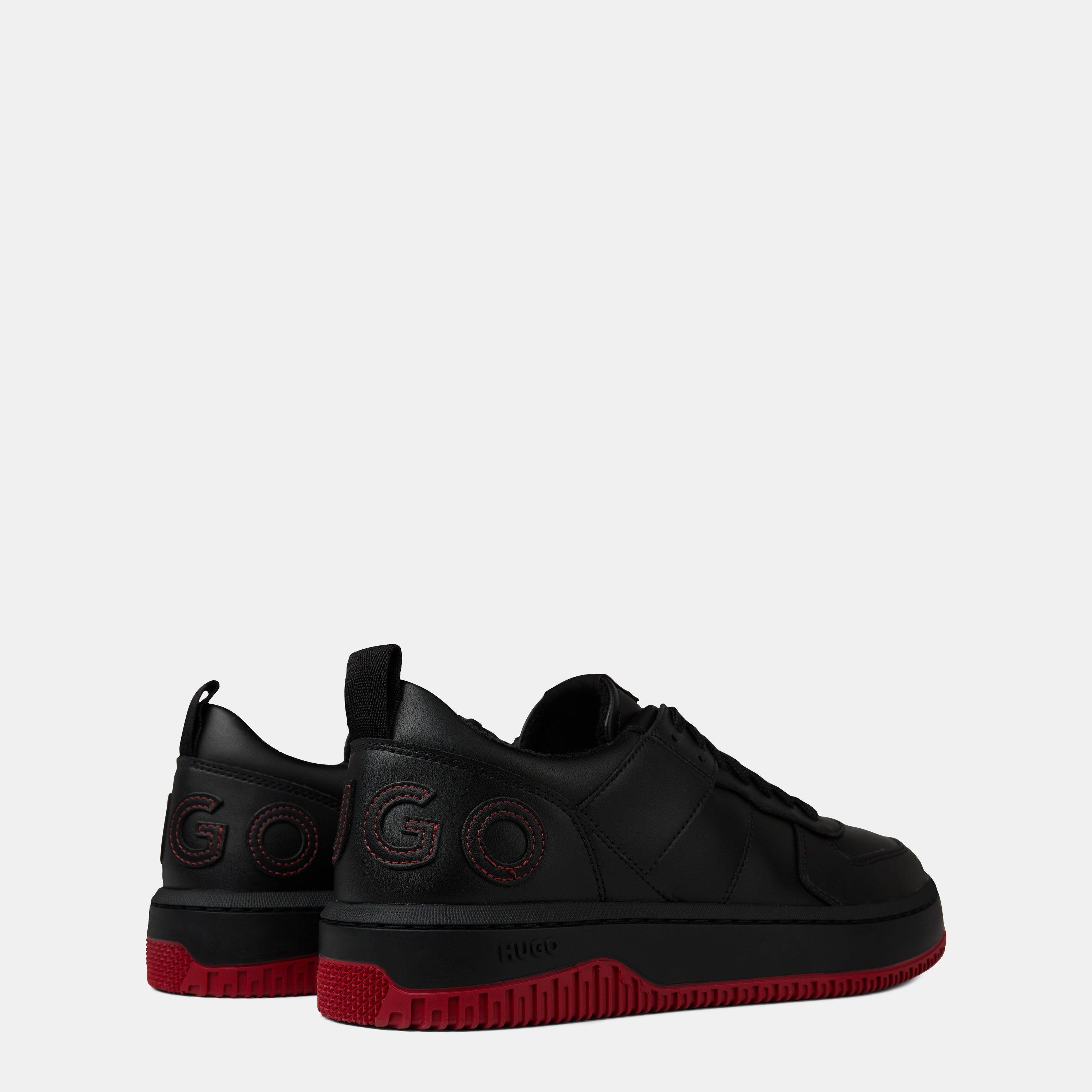Black/Red - Hugo - Kilian Tennis Trainers - 5