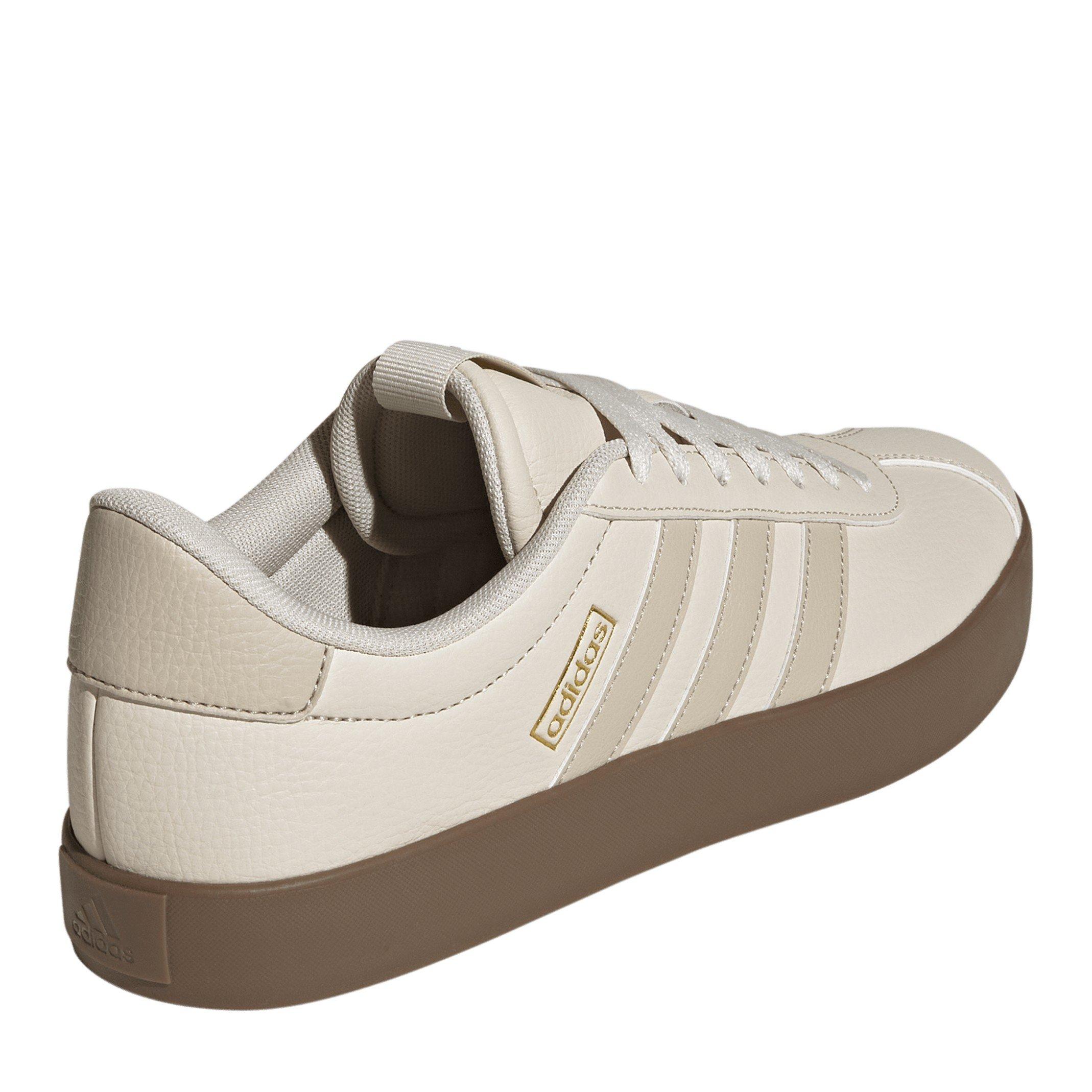 Alumina/Beige - adidas - VL Court 3.0 Mens Shoes - 4