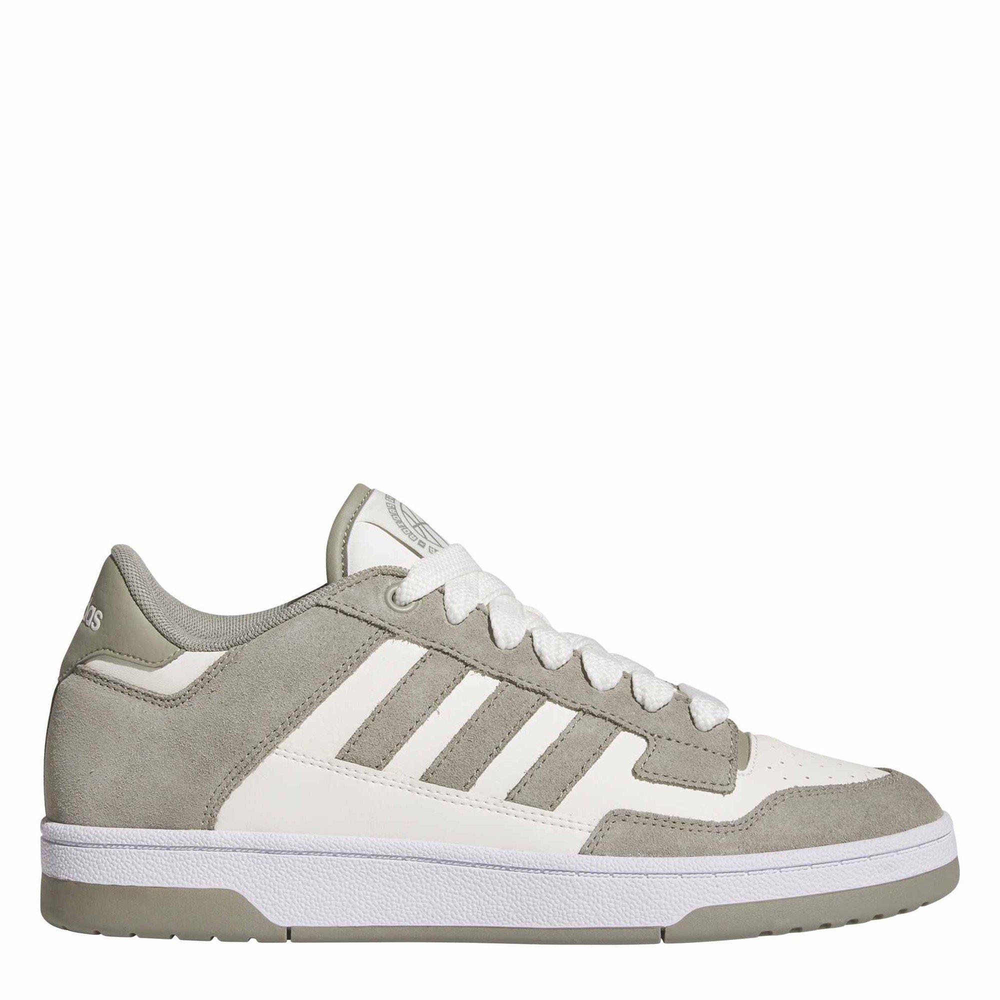 Adidas Men's Rapid Court Low Trainers - Silver Pebble - 10.5 (45.3)