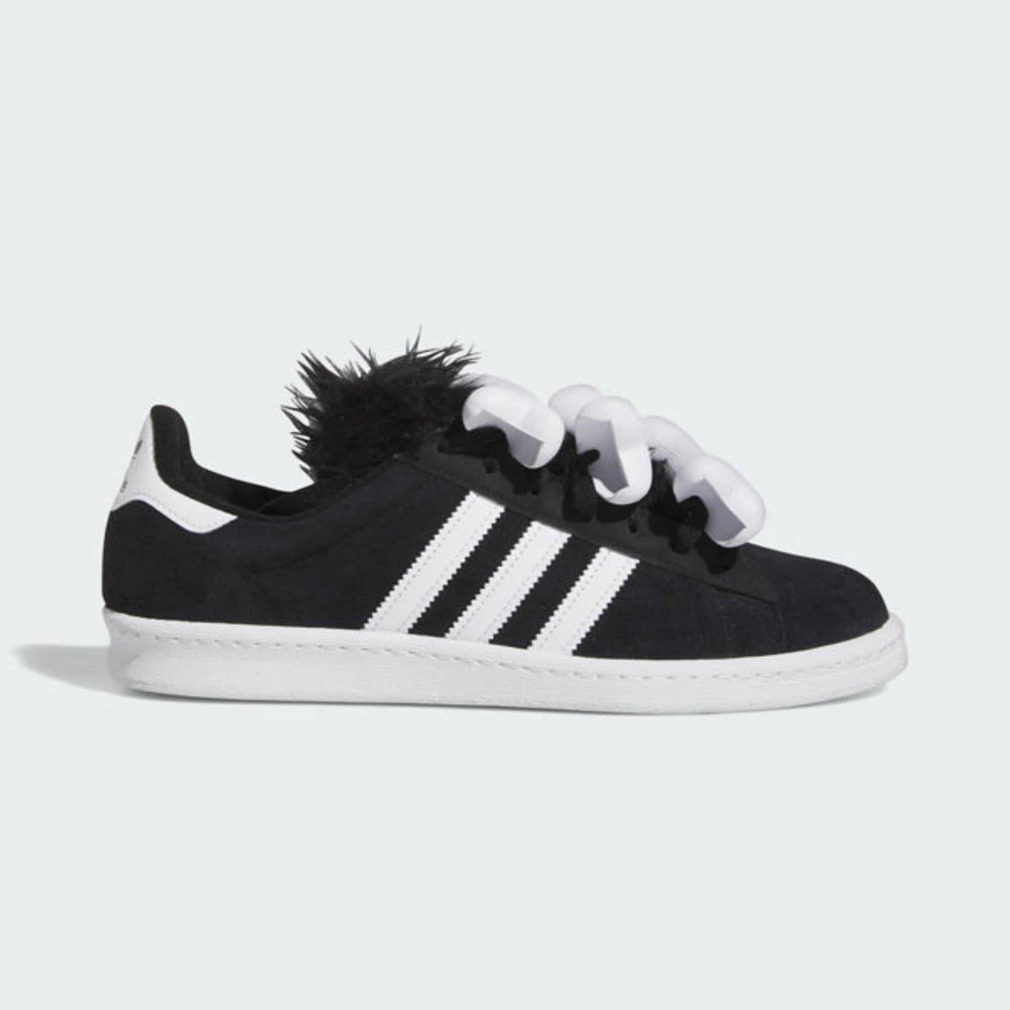 Black - adidas Originals - x Jeremy Scott Bones Campus 80 Trainers - 1