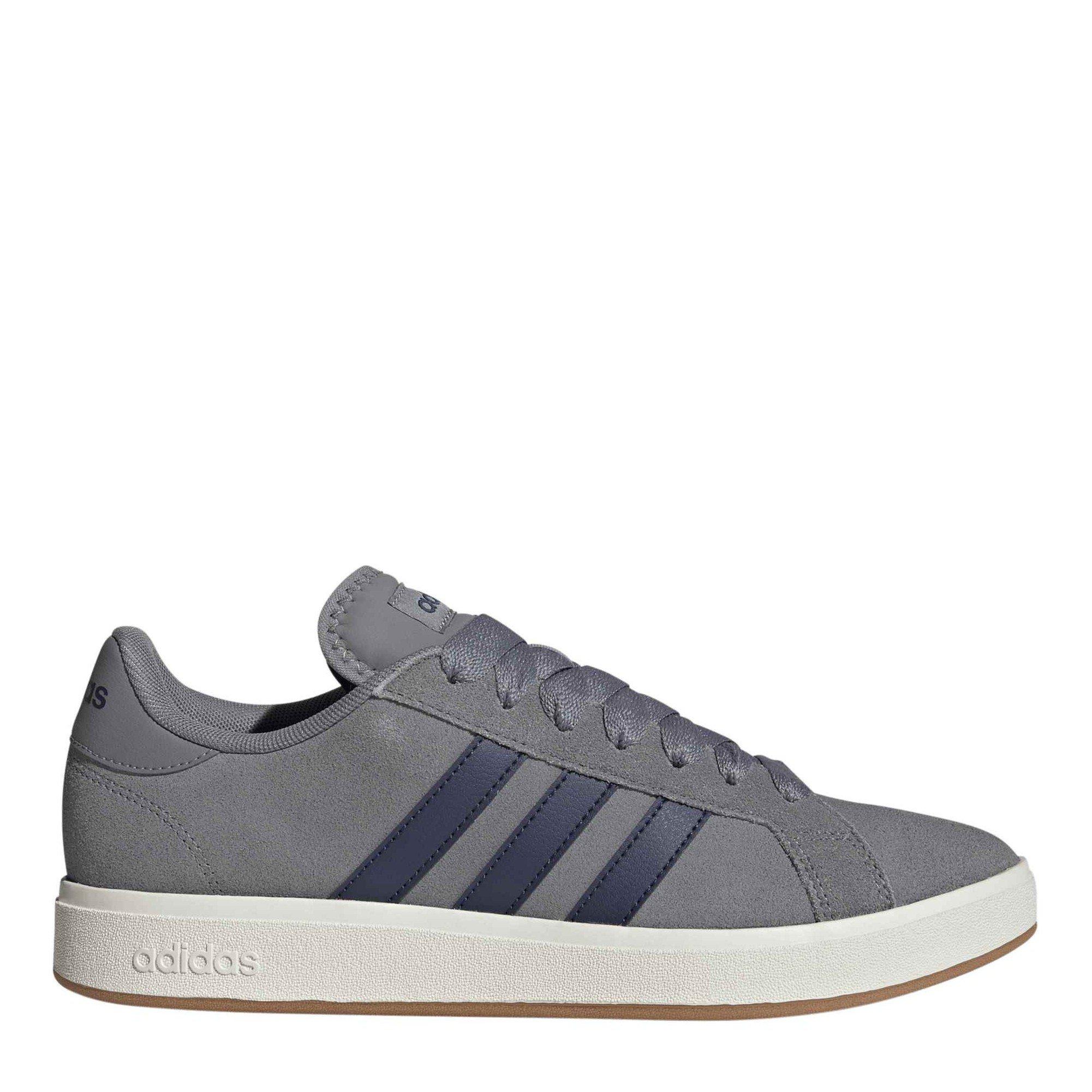 Grijs Drie/Dark - adidas - Men's Grand Court Base Trainers - 1