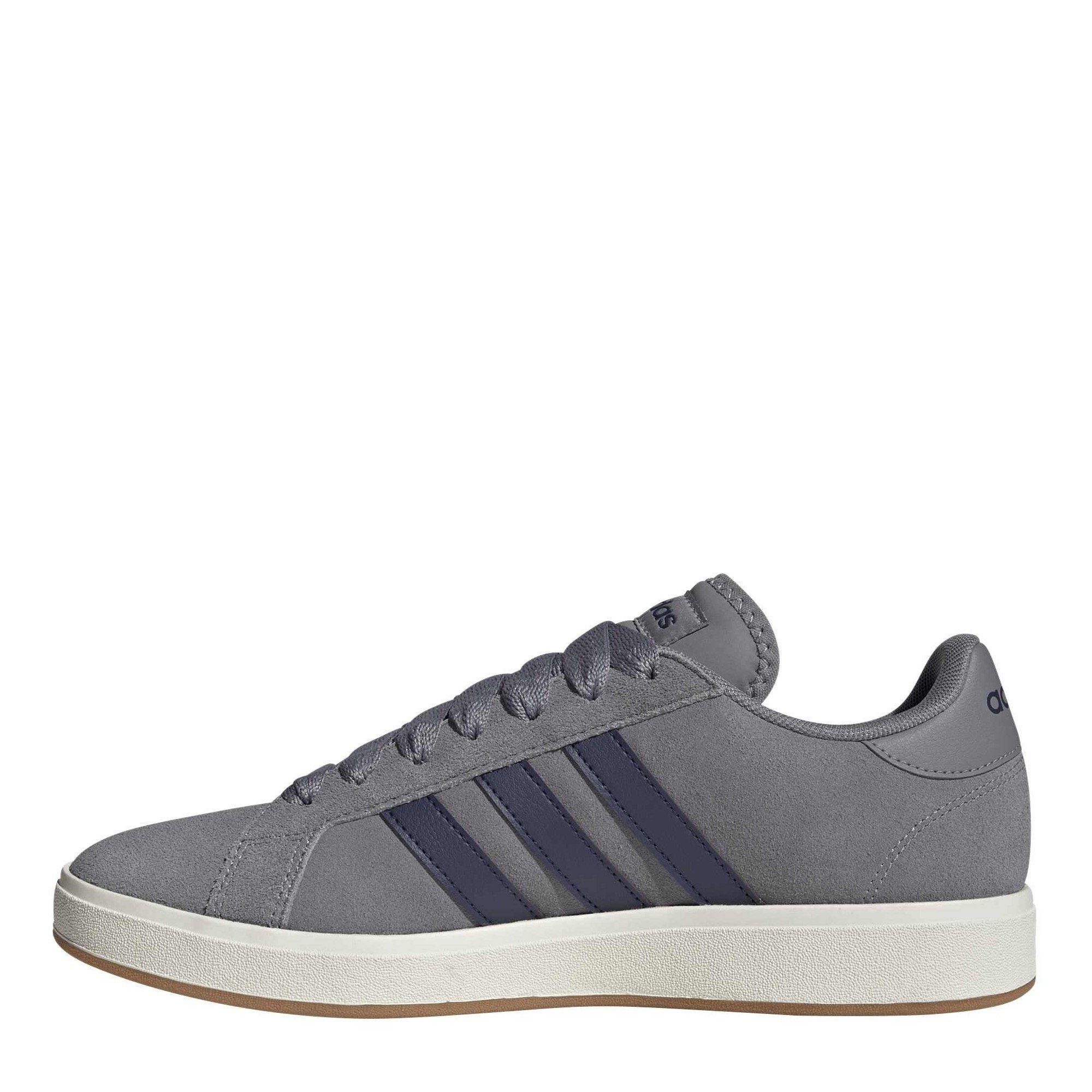 Grijs Drie/Dark - adidas - Men's Grand Court Base Trainers - 2