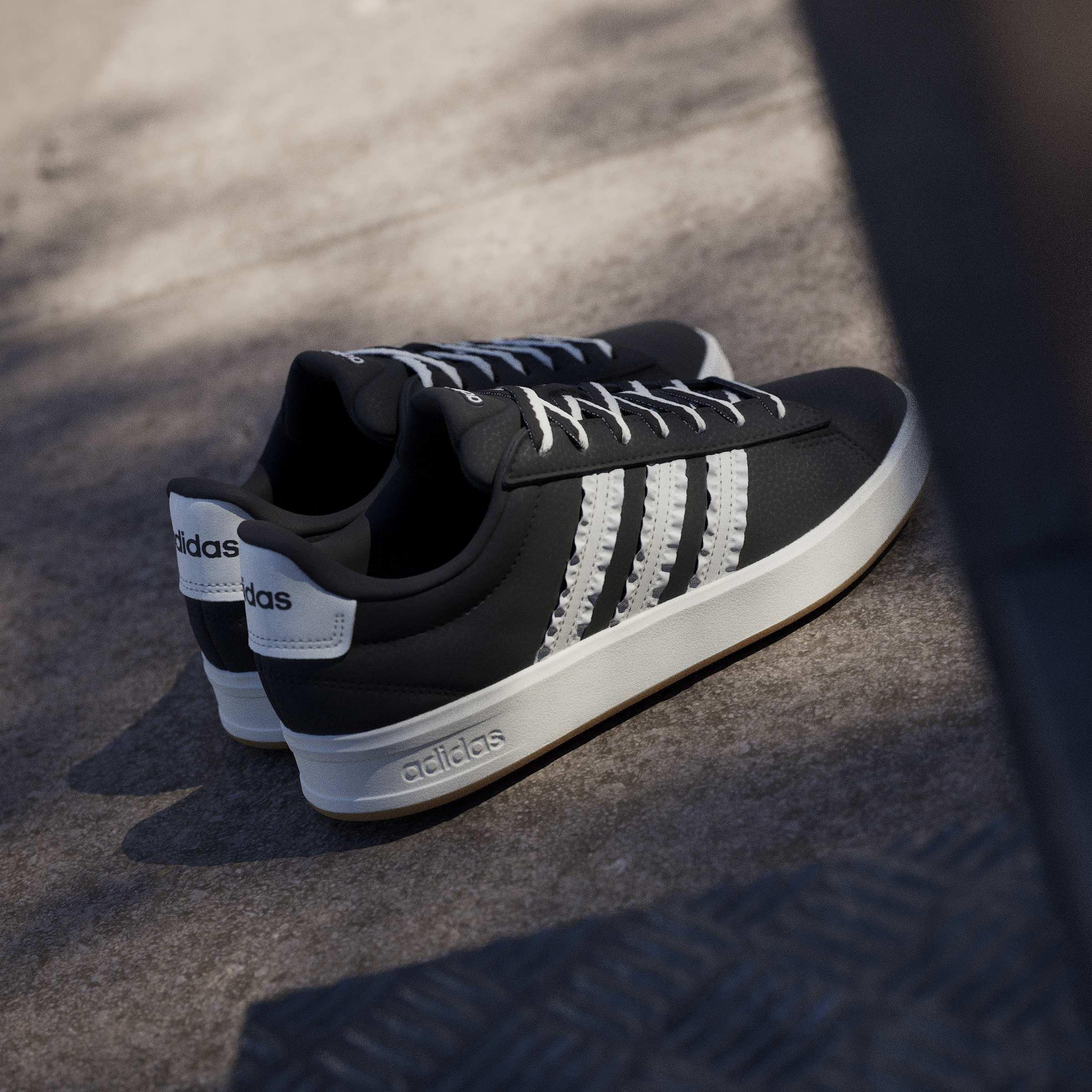 Core Black/Core - adidas - Men's Grand Court 3.0 Trainers - 13