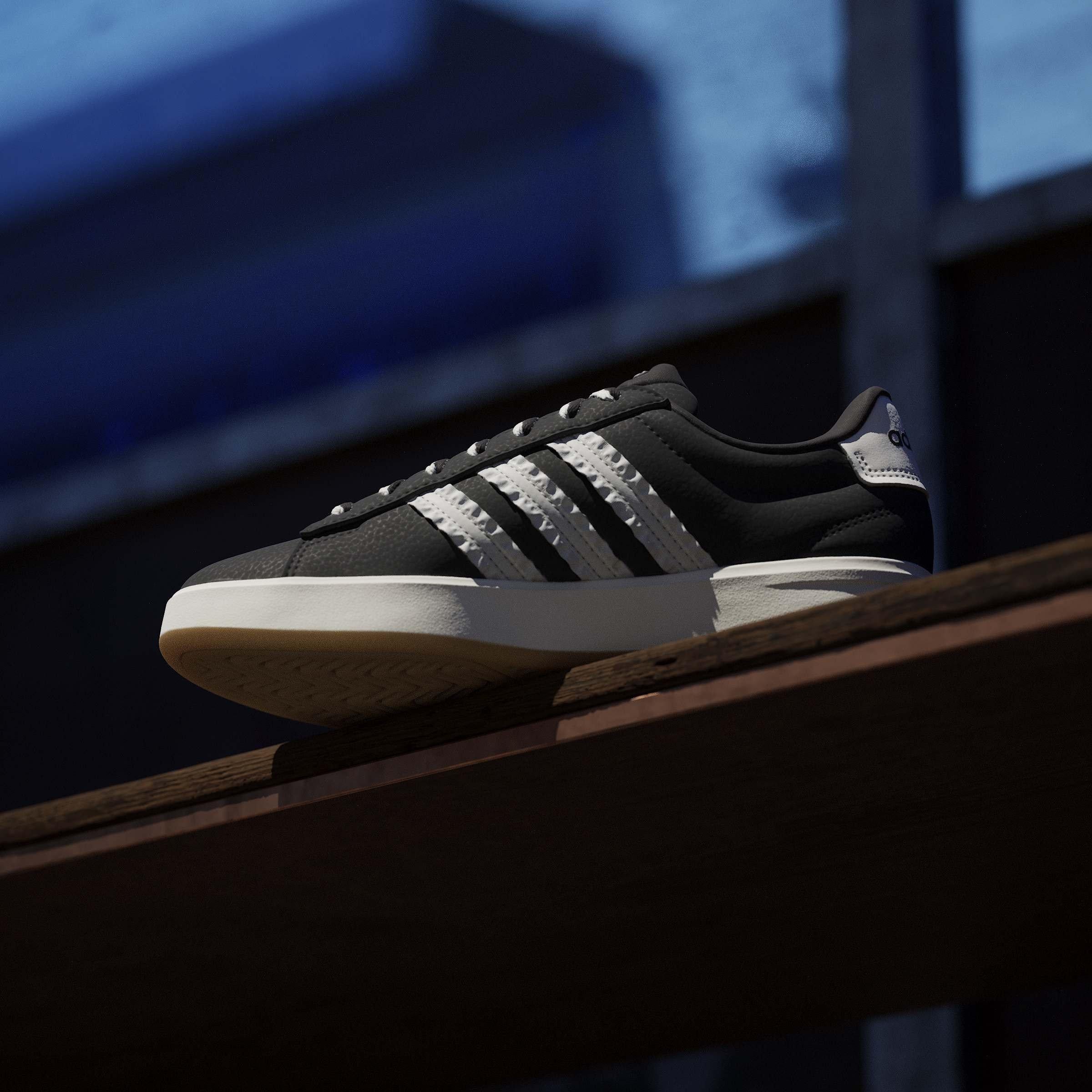Core Black/Core - adidas - Men's Grand Court 3.0 Trainers - 14
