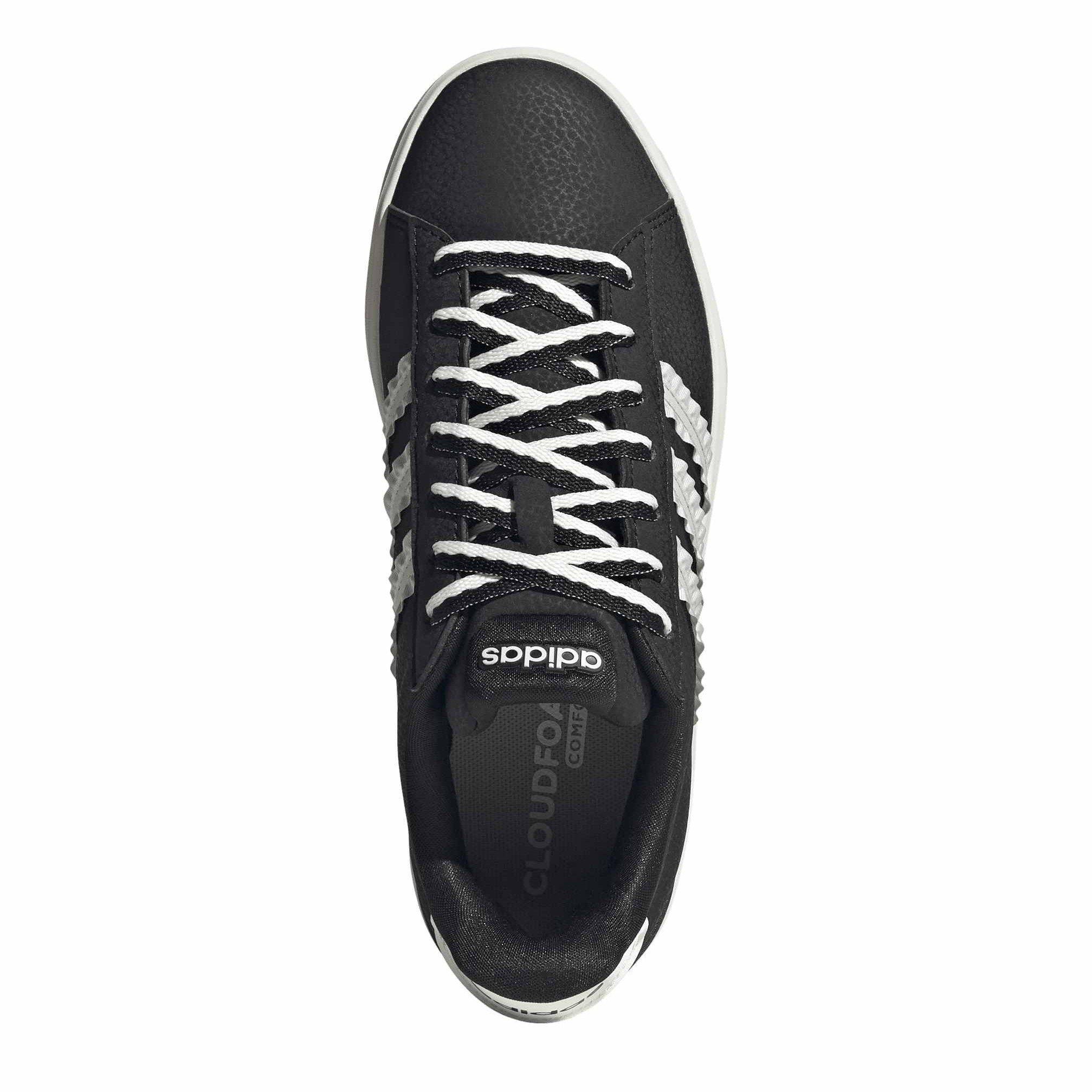 Core Black/Core - adidas - Men's Grand Court 3.0 Trainers - 5