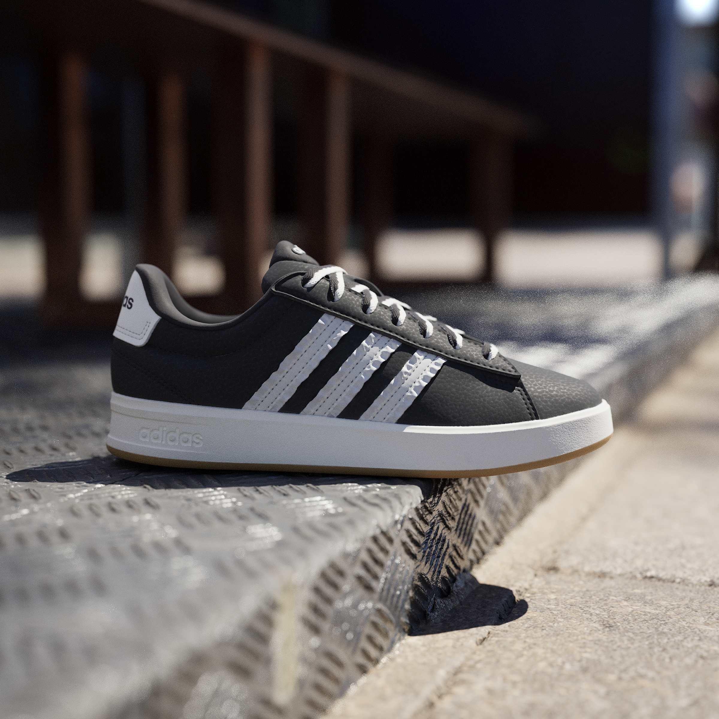 Core Black/Core - adidas - Men's Grand Court 3.0 Trainers - 10