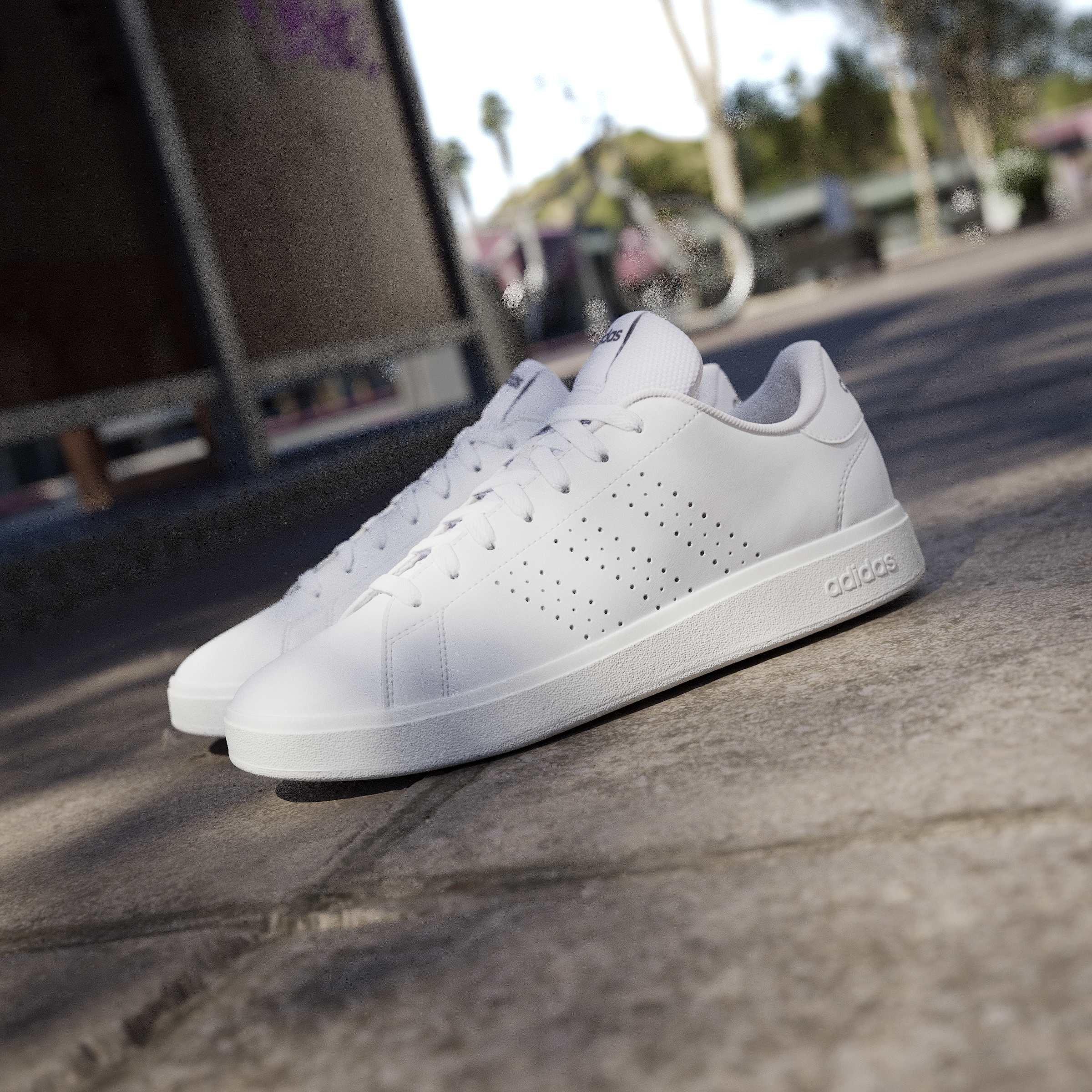 Wht/Shadow Navy - adidas - Advantage 2.0 Mens Shoes - 16