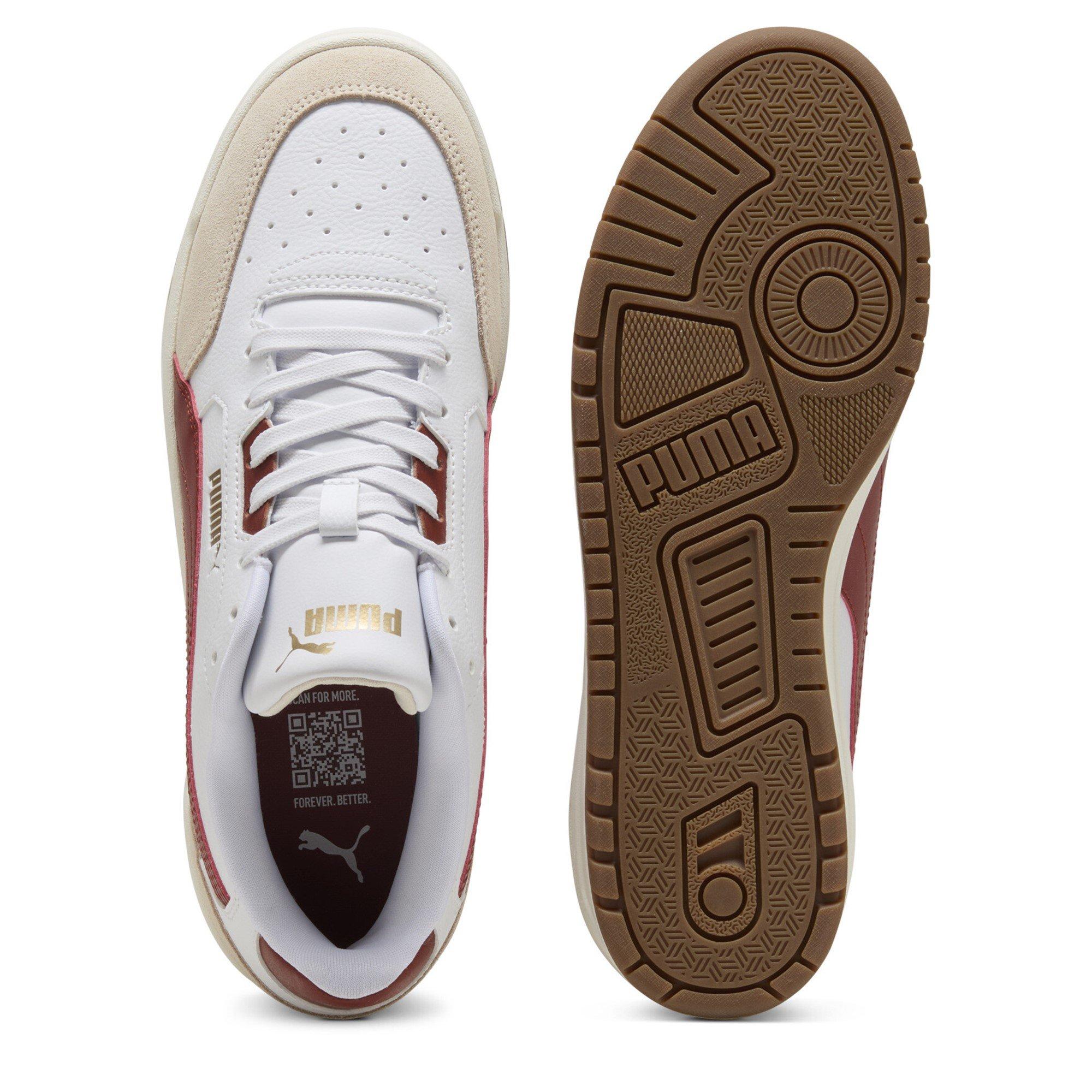 Weiß/Rot/Gold - Puma - Shuffle Downtown Court Trainers - 3