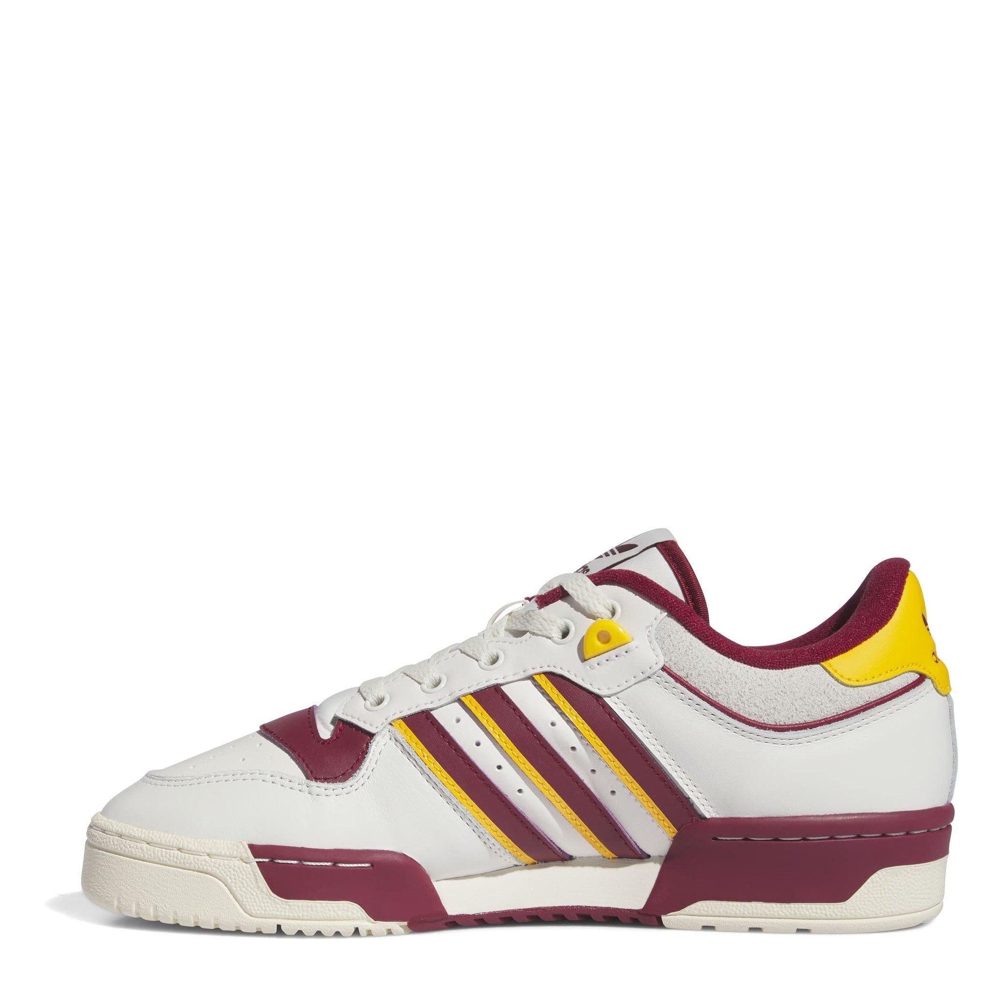 White - adidas Originals - Men's Rivalry 86 Basketball Heritage Court Trainers - 2