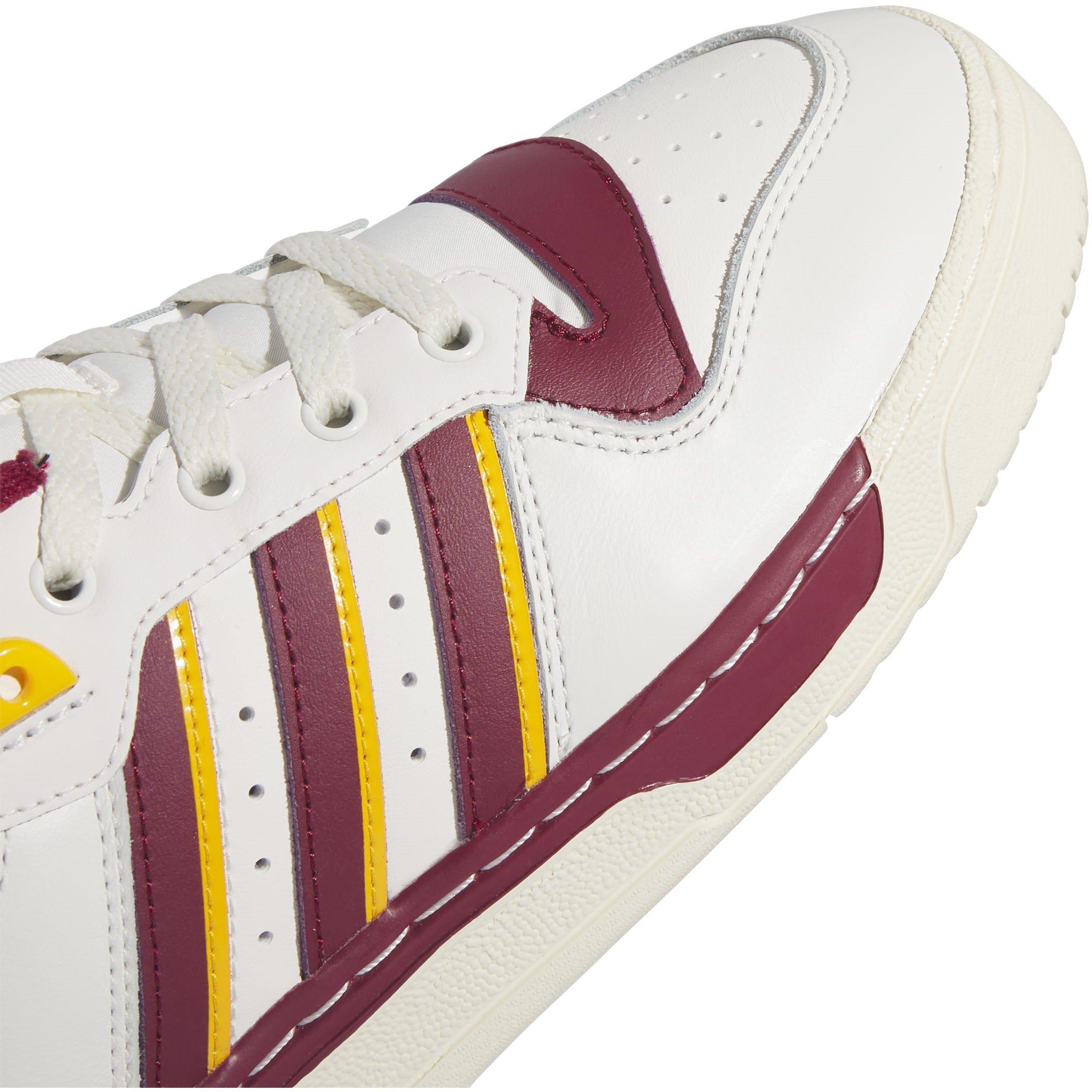 White - adidas Originals - Men's Rivalry 86 Basketball Heritage Court Trainers - 7