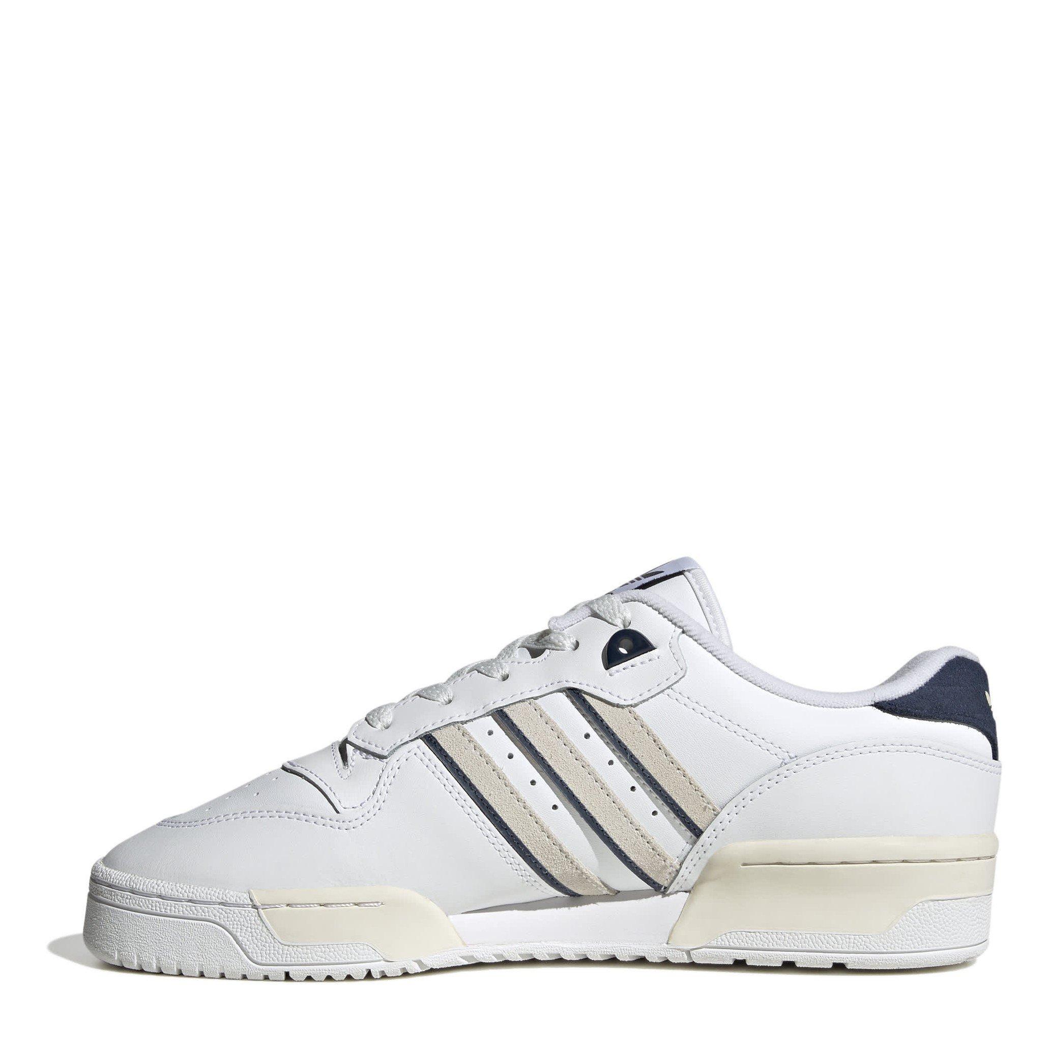 White - adidas Originals - Rivalry Court Trainers - 2