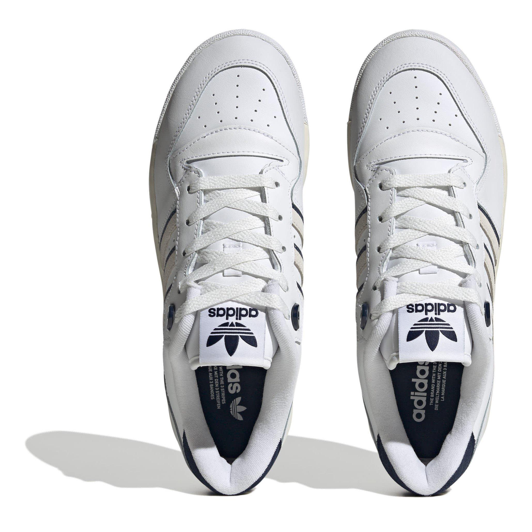 White - adidas Originals - Rivalry Court Trainers - 5