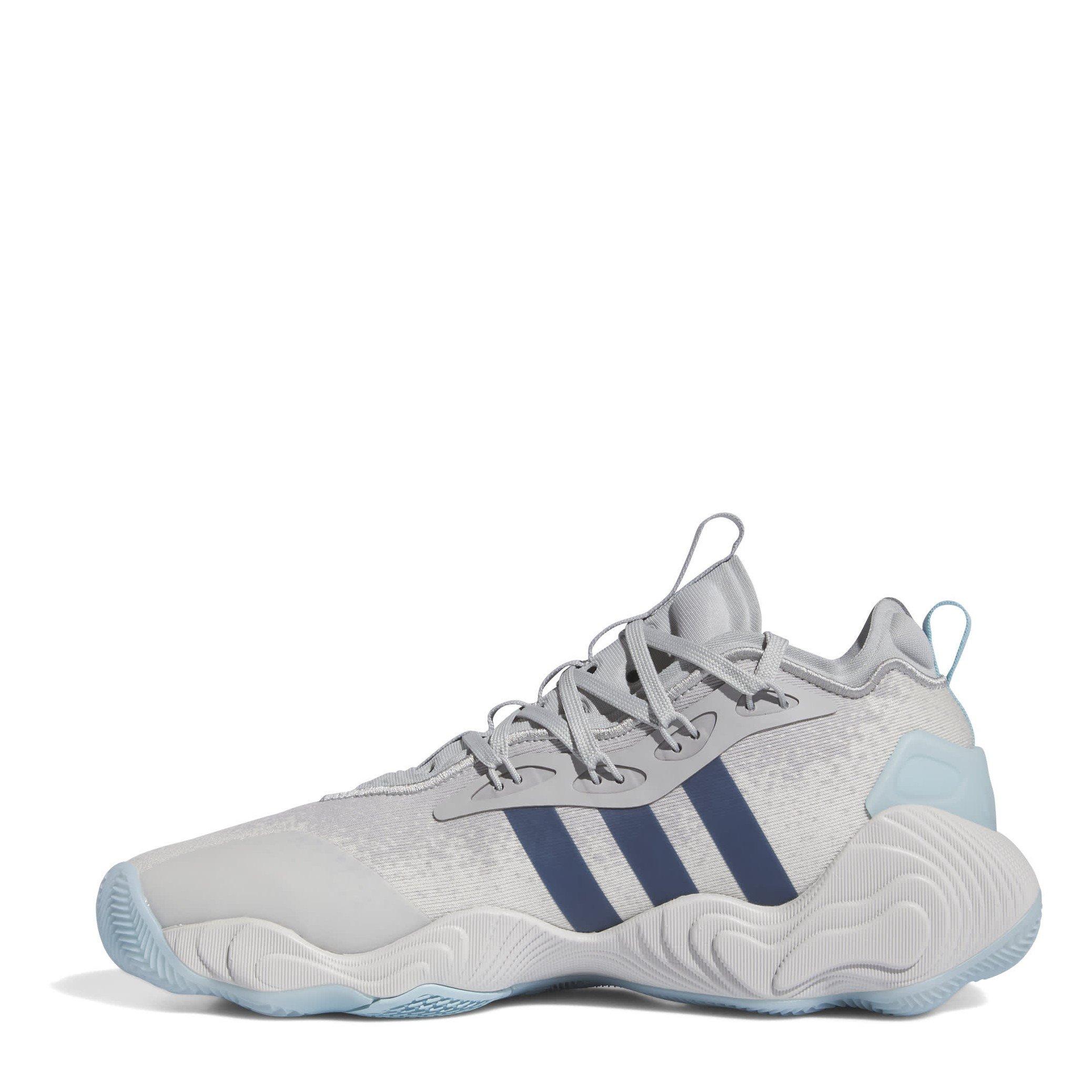 Grå - adidas - Men's Trae Young Court Trainers - 2