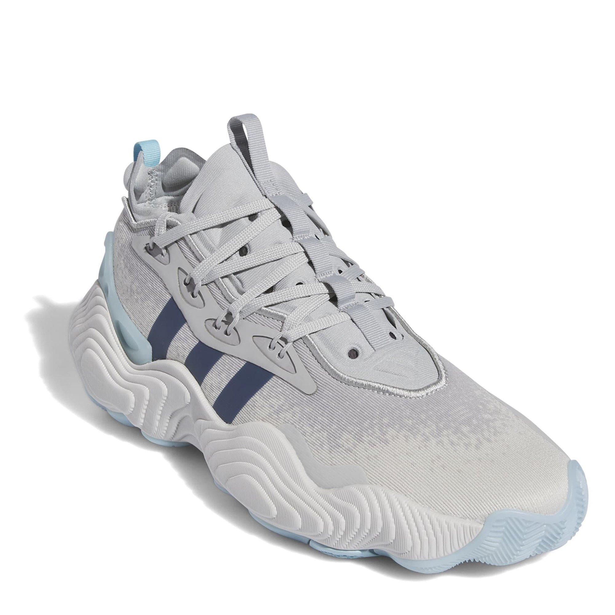 Grå - adidas - Men's Trae Young Court Trainers - 3