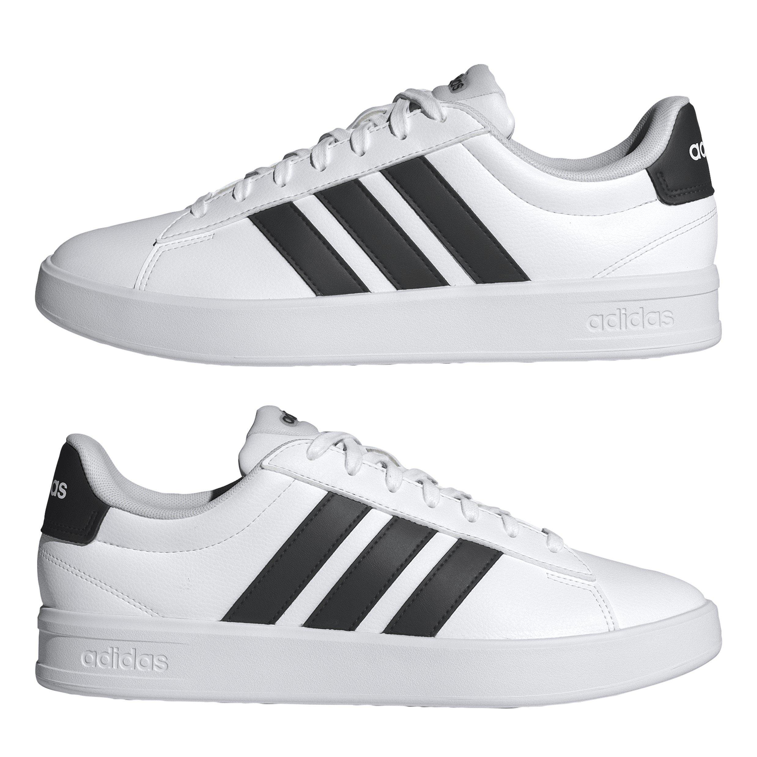 White/Black/Wht - adidas - Grand Court 3.0 Mens Shoes - 9