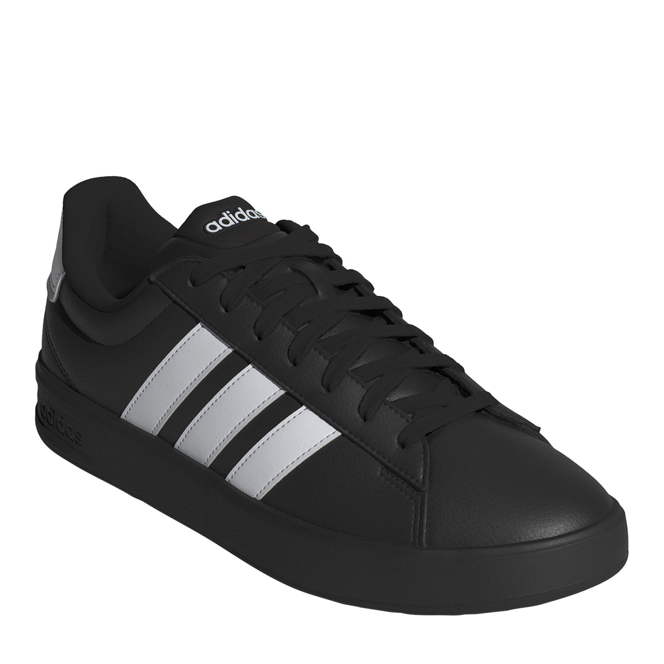 Black/White/Wht - adidas - Grand Court 3.0 Mens Shoes - 3