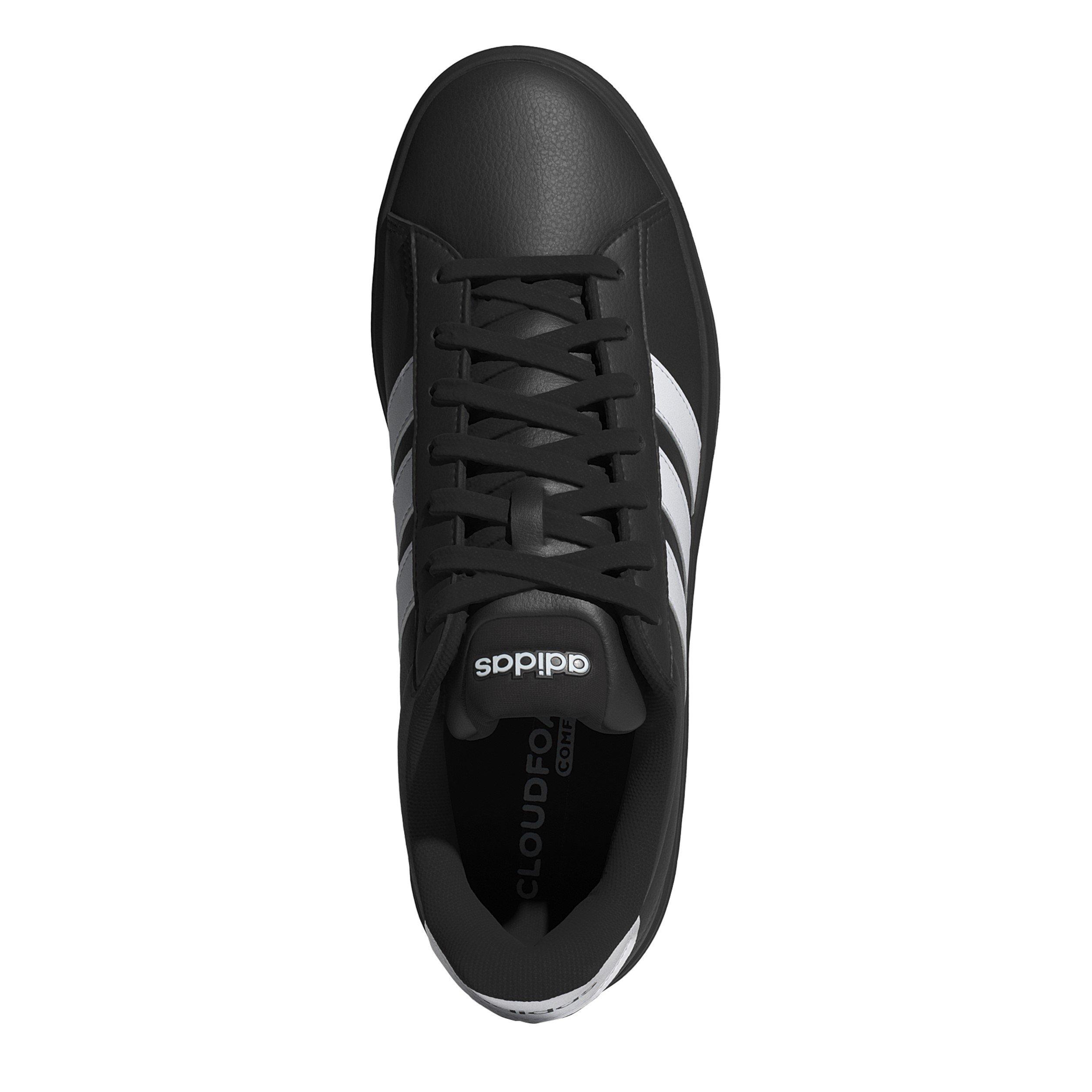 Black/White/Wht - adidas - Grand Court 3.0 Mens Shoes - 5