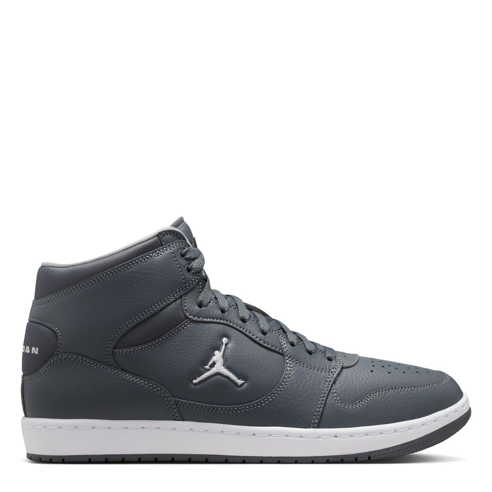 Air Jordan Men's High-Top Trainers - Grey/White - 10 (45)