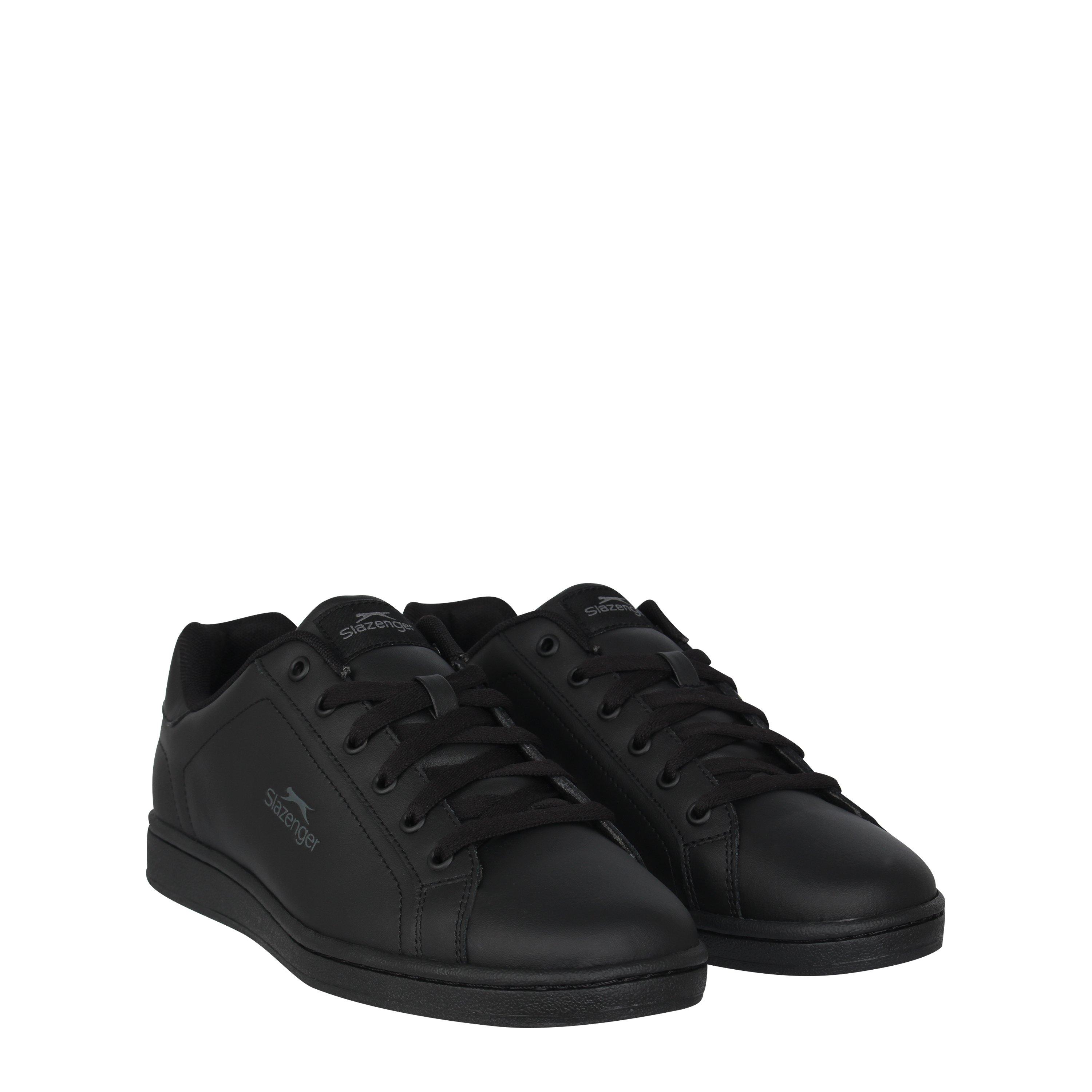 Black/Charcoal - Slazenger - Ash Lace Trainers Mens - 3