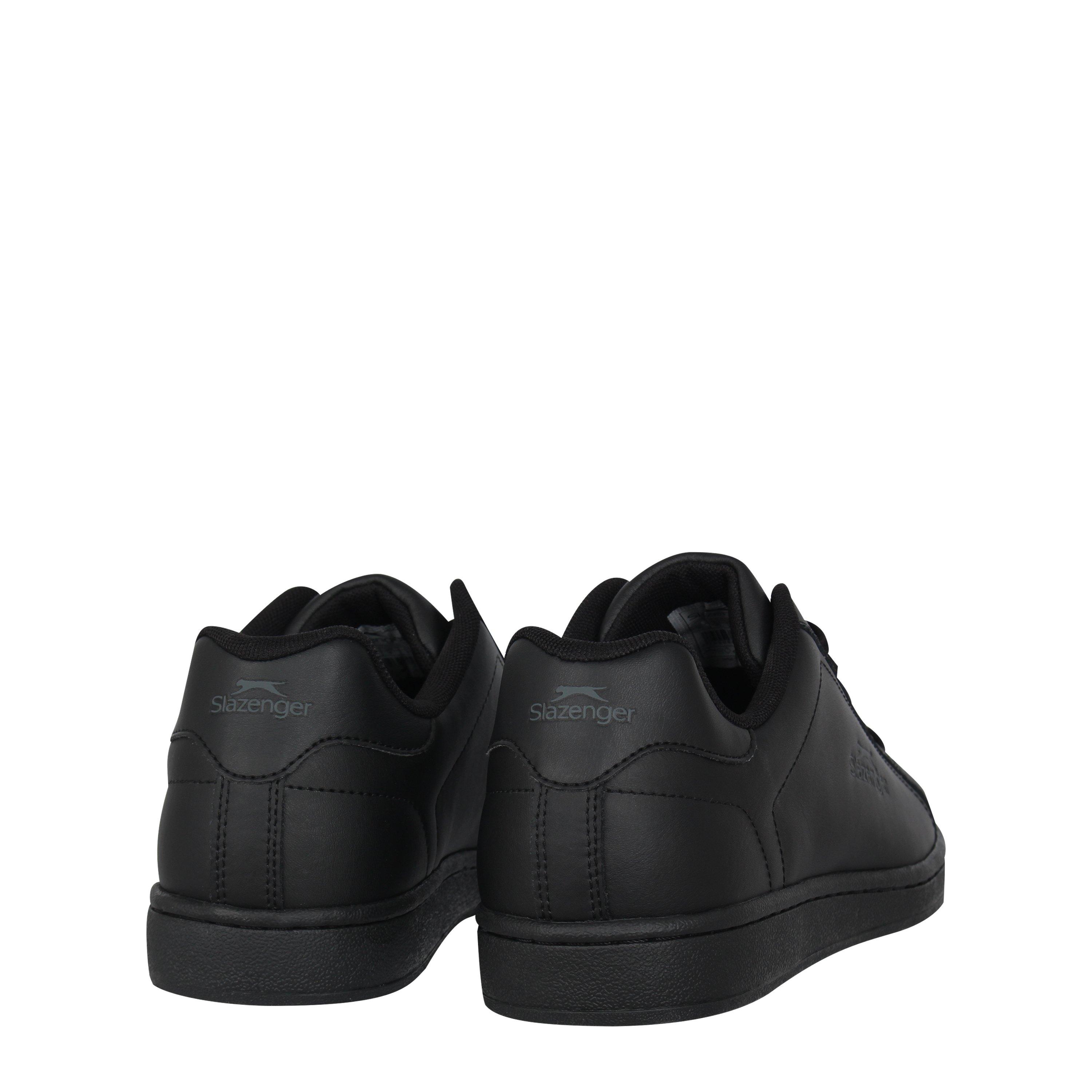 Black/Charcoal - Slazenger - Ash Lace Trainers Mens - 4