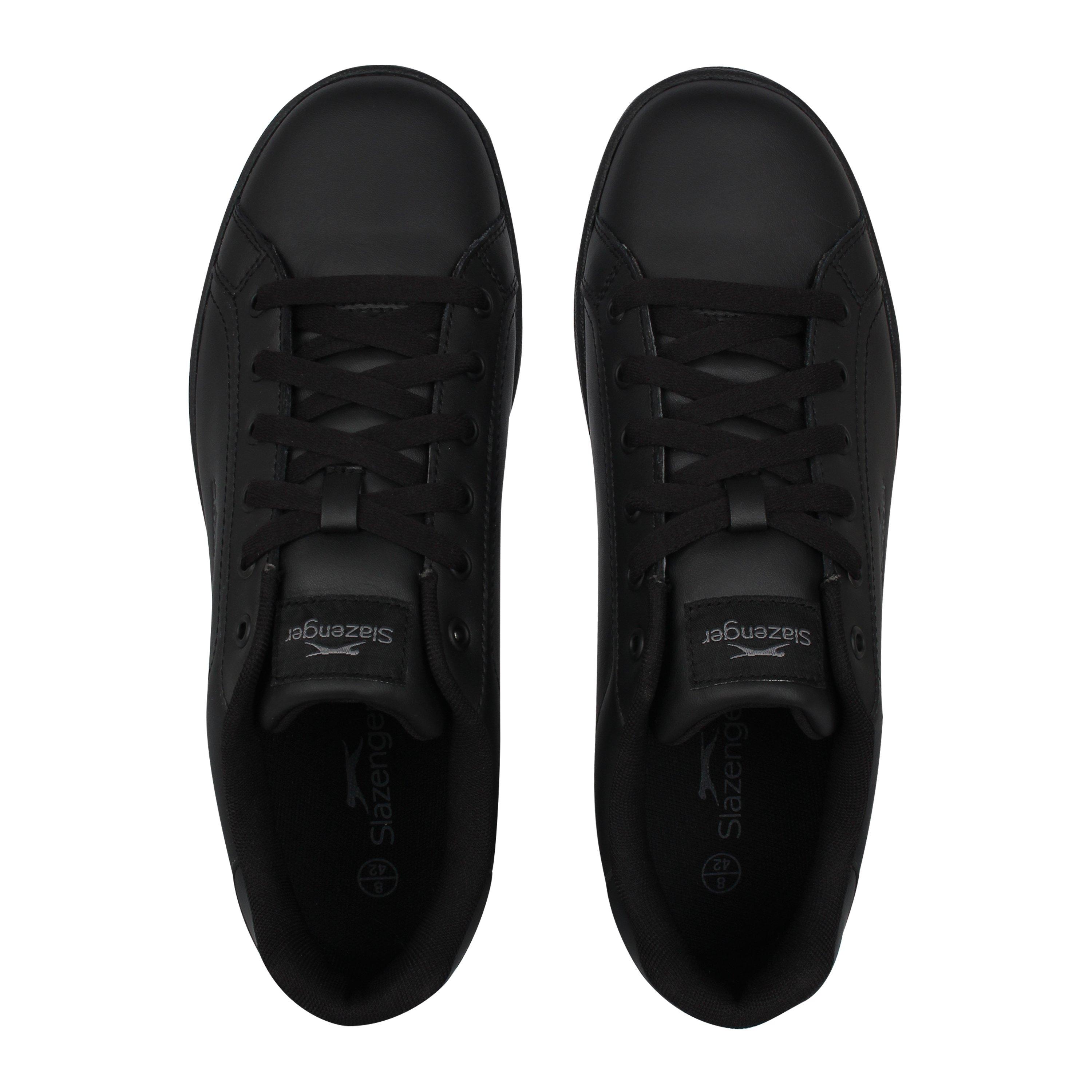 Black/Charcoal - Slazenger - Ash Lace Trainers Mens - 5