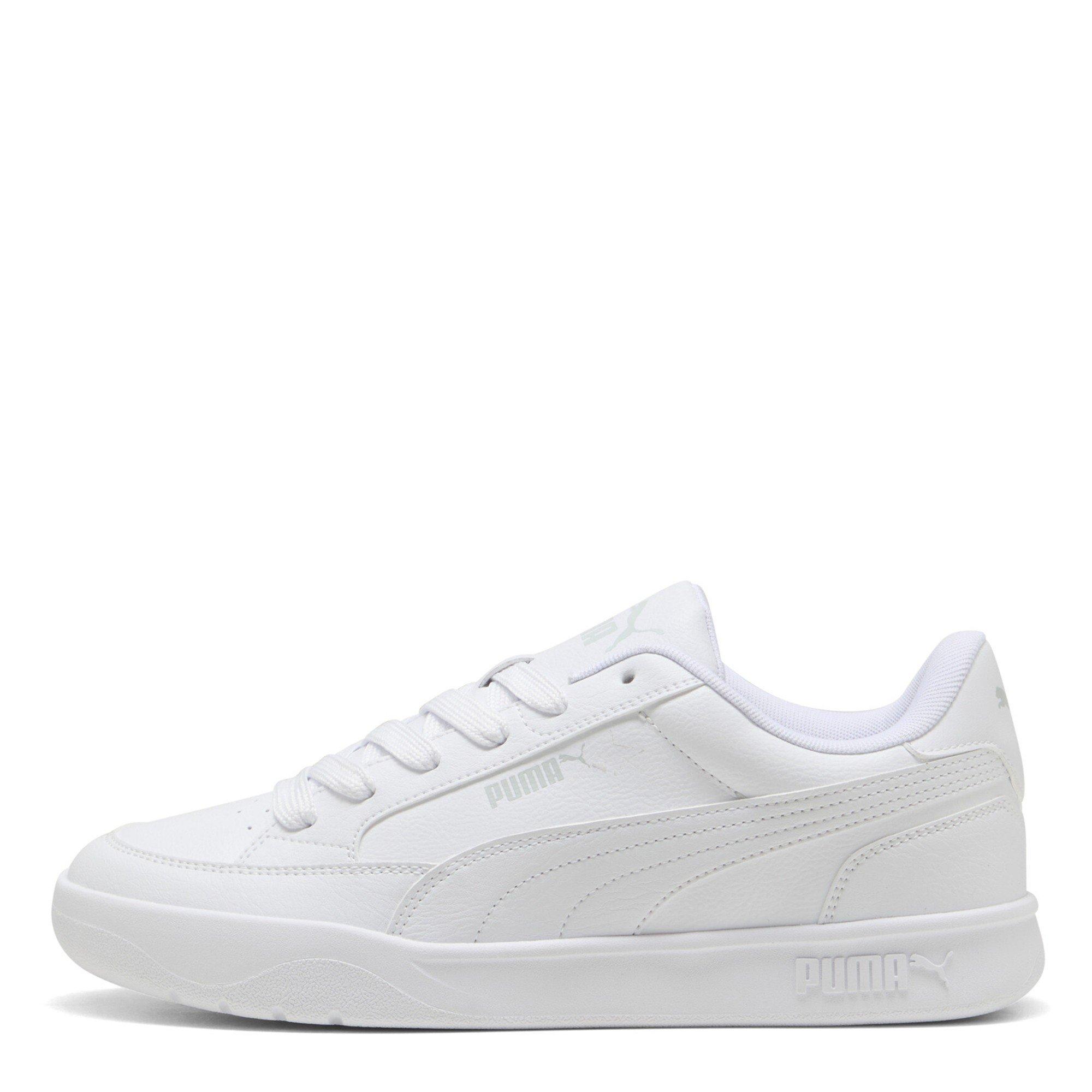 White/ White - Puma - Men's Park LT Court Trainers - 2