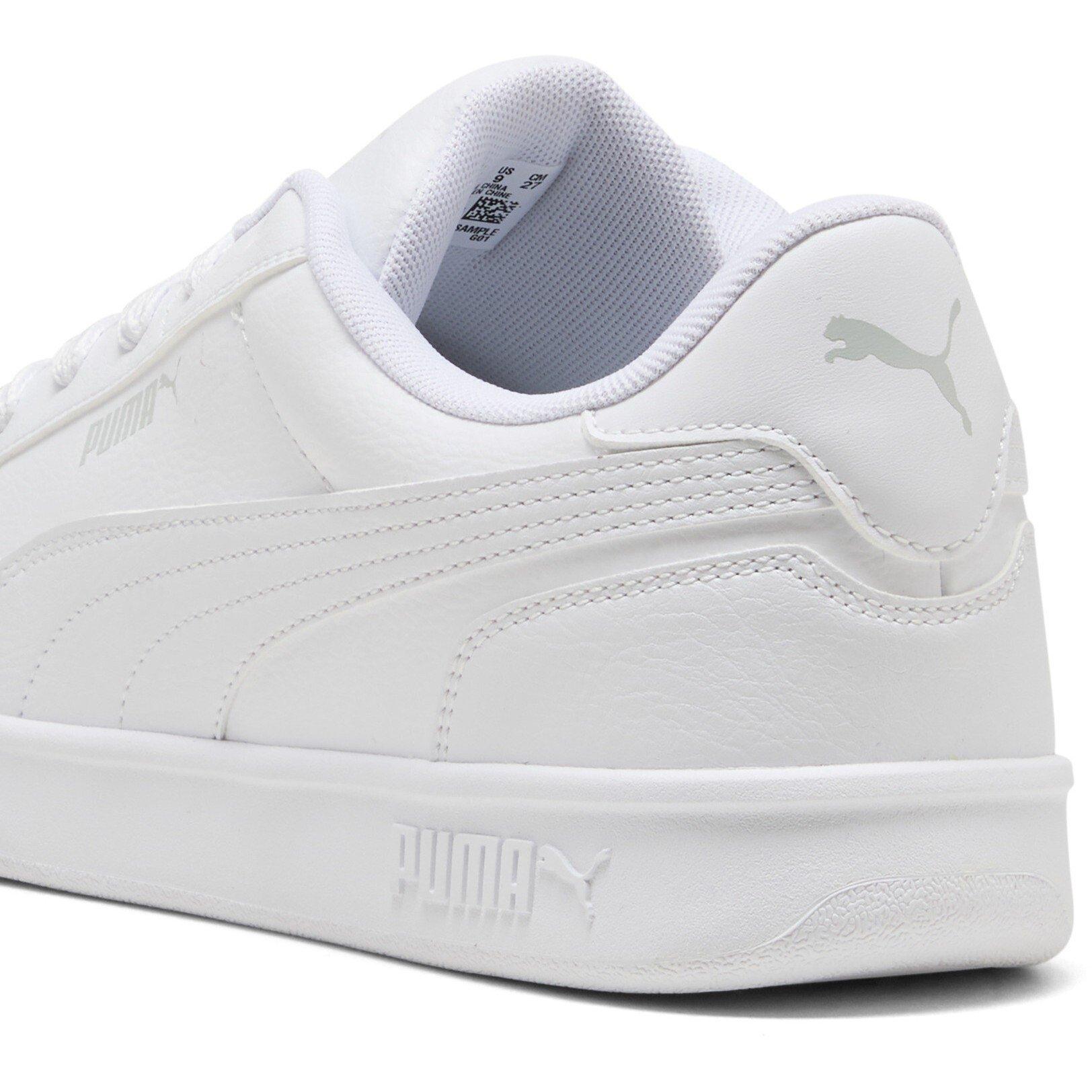  White/ White - Puma - Men's Park LT Court Trainers - 5