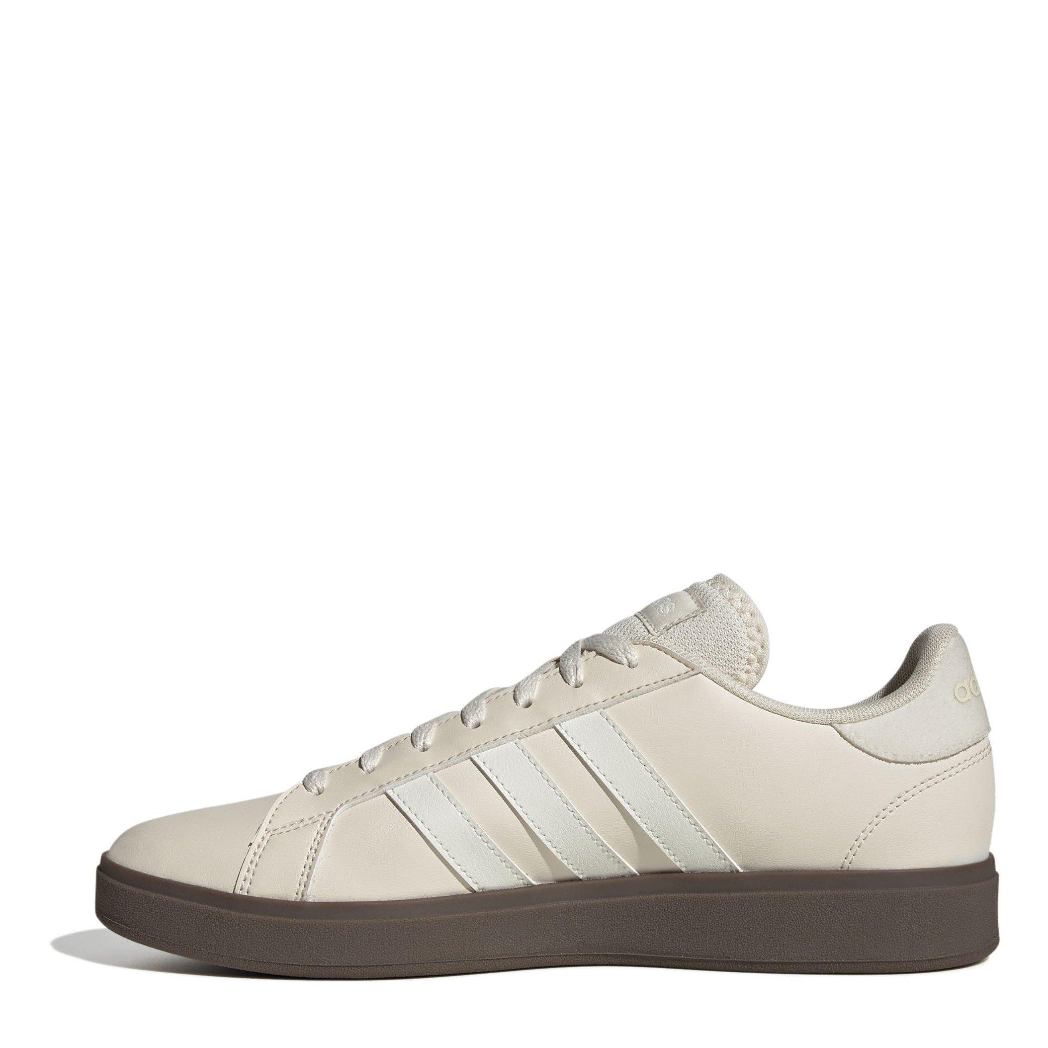 White/Wht/Gum5 - adidas - Grand Court Base 2.0 Mens Shoes - 2