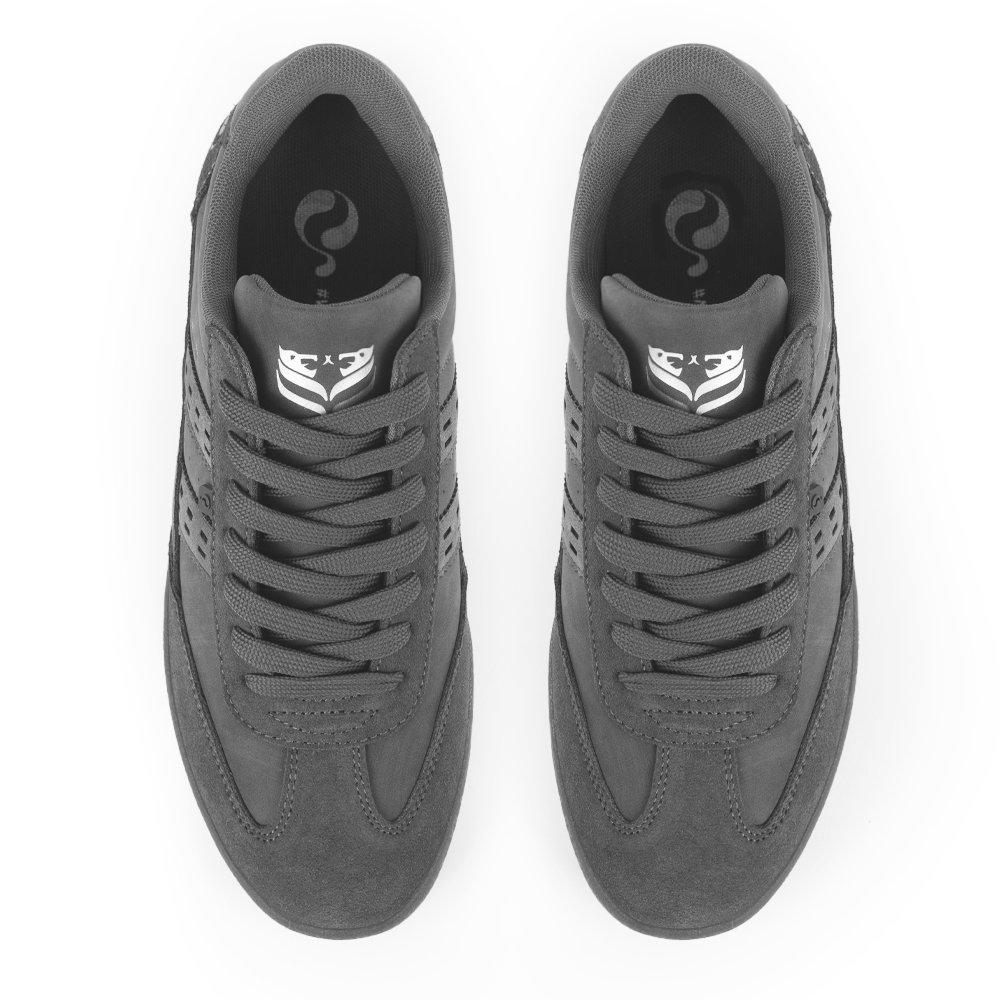 Grigio/Bianco - Quick - Platinum Zwart Trainers Mens - 4