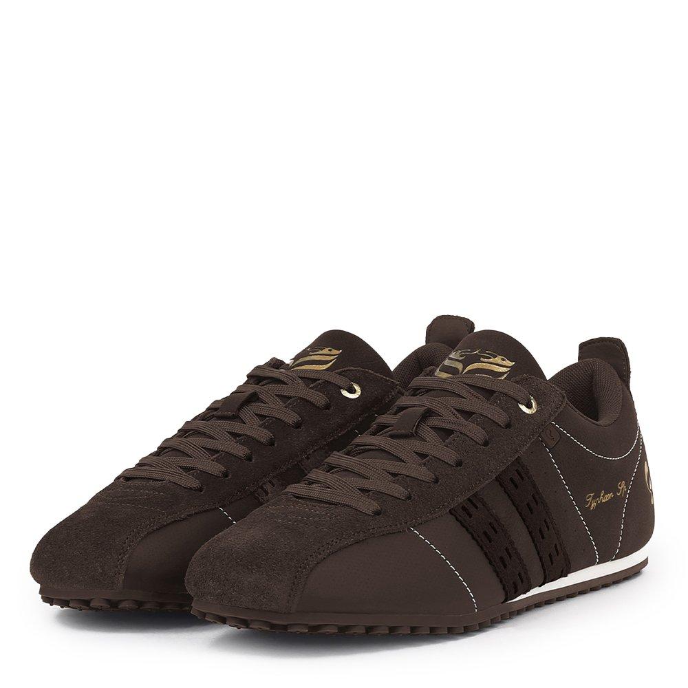 DkBrn/Wht - Quick - Typhoon SP Trainers Mens - 2