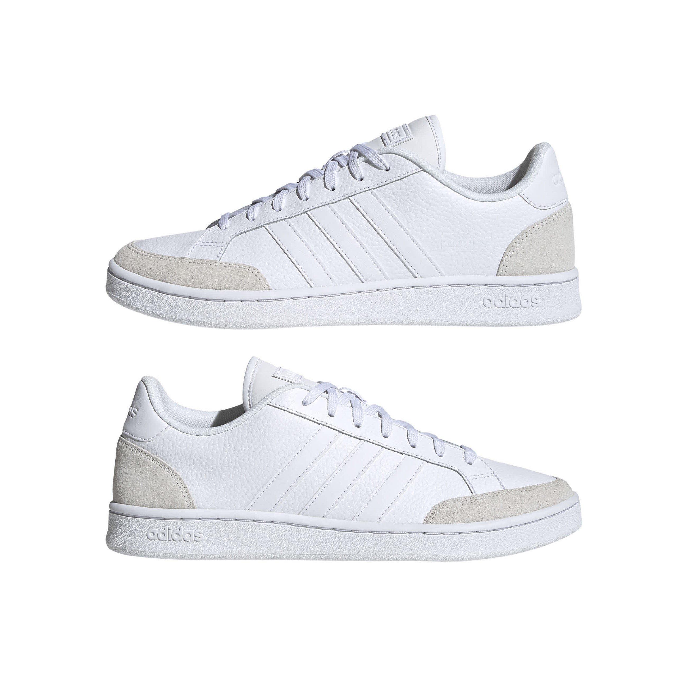 Witte toren/Witte - adidas - Men's Court Trainers - 10