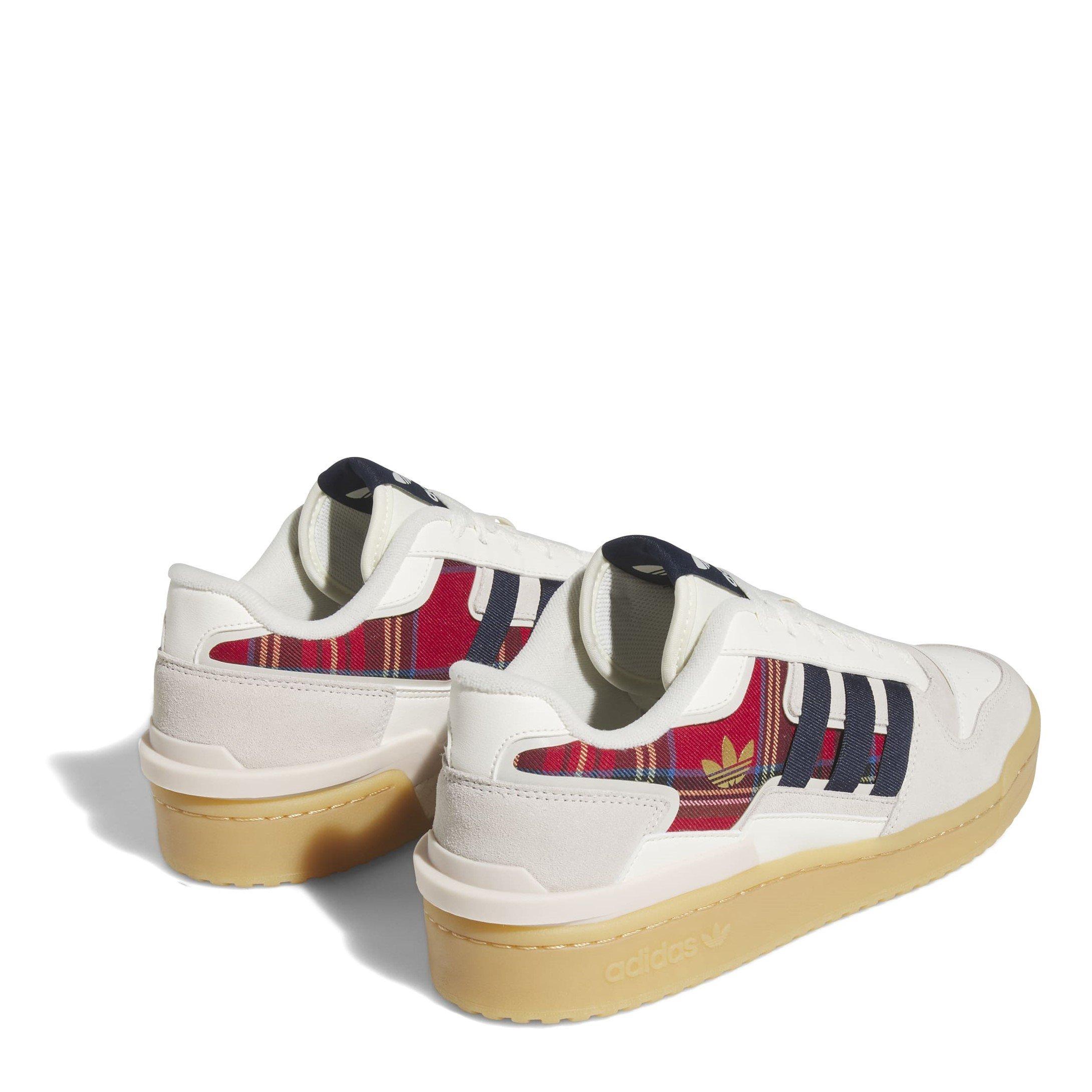 White/Navy - adidas Originals - Men's Court Trainers - 4