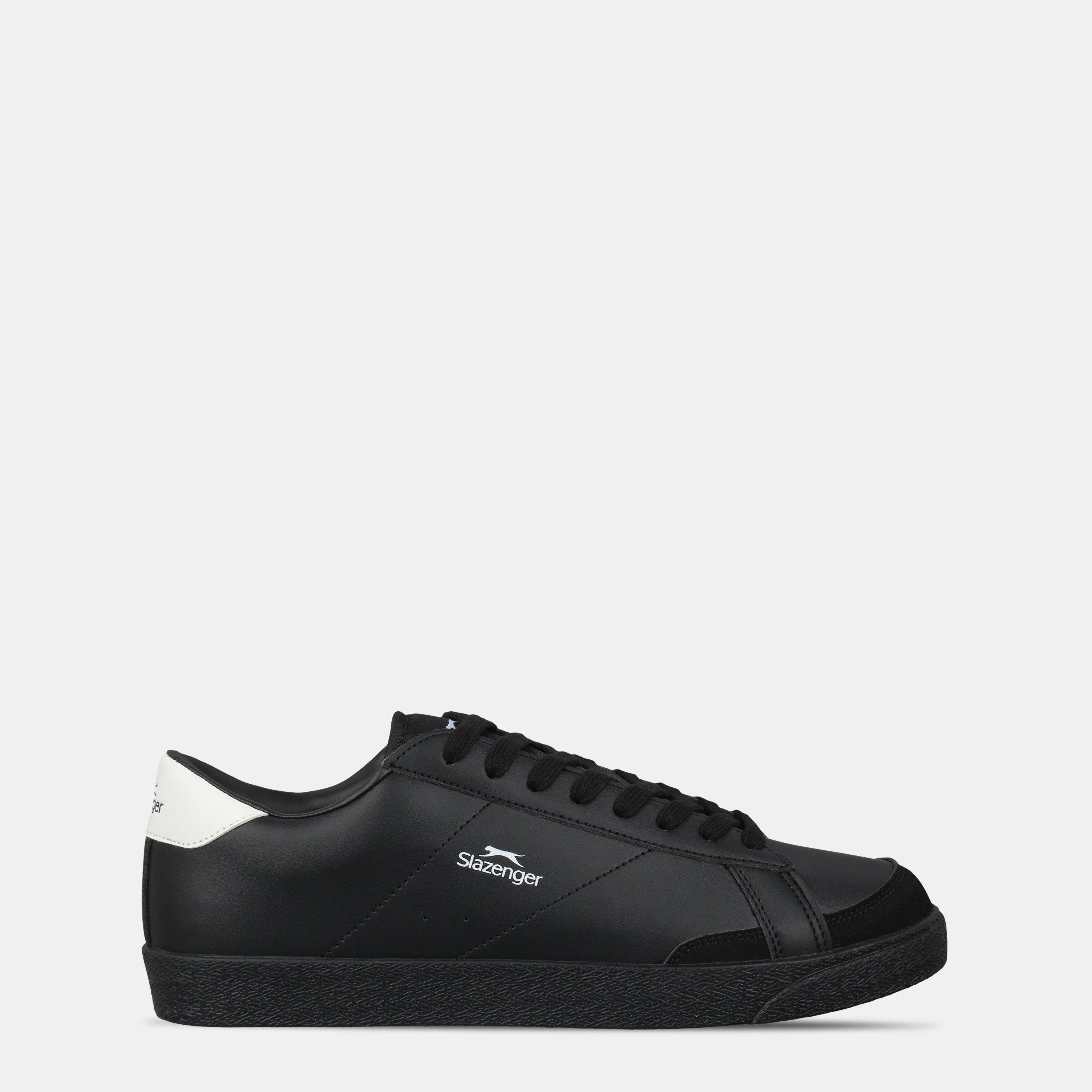 Slazenger Men's Court Trainers - Black/White - 10 (45)