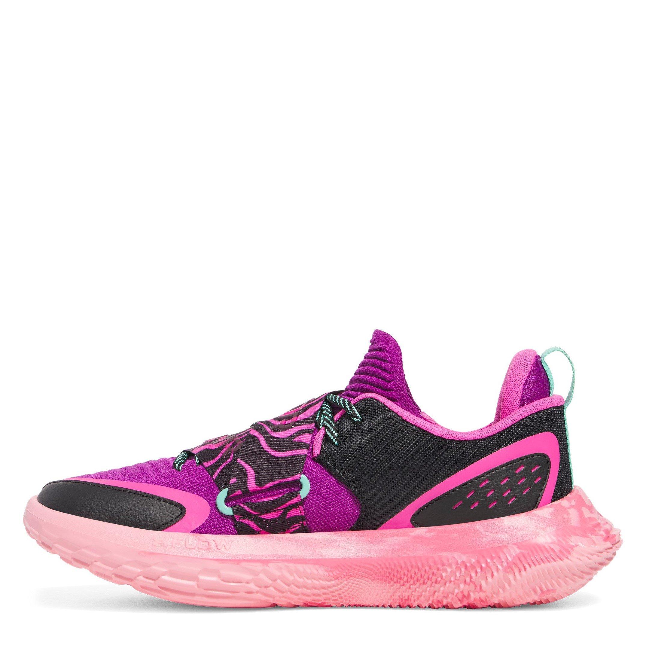 Purple - Under Armour - Adults Flow Court Trainers - 2