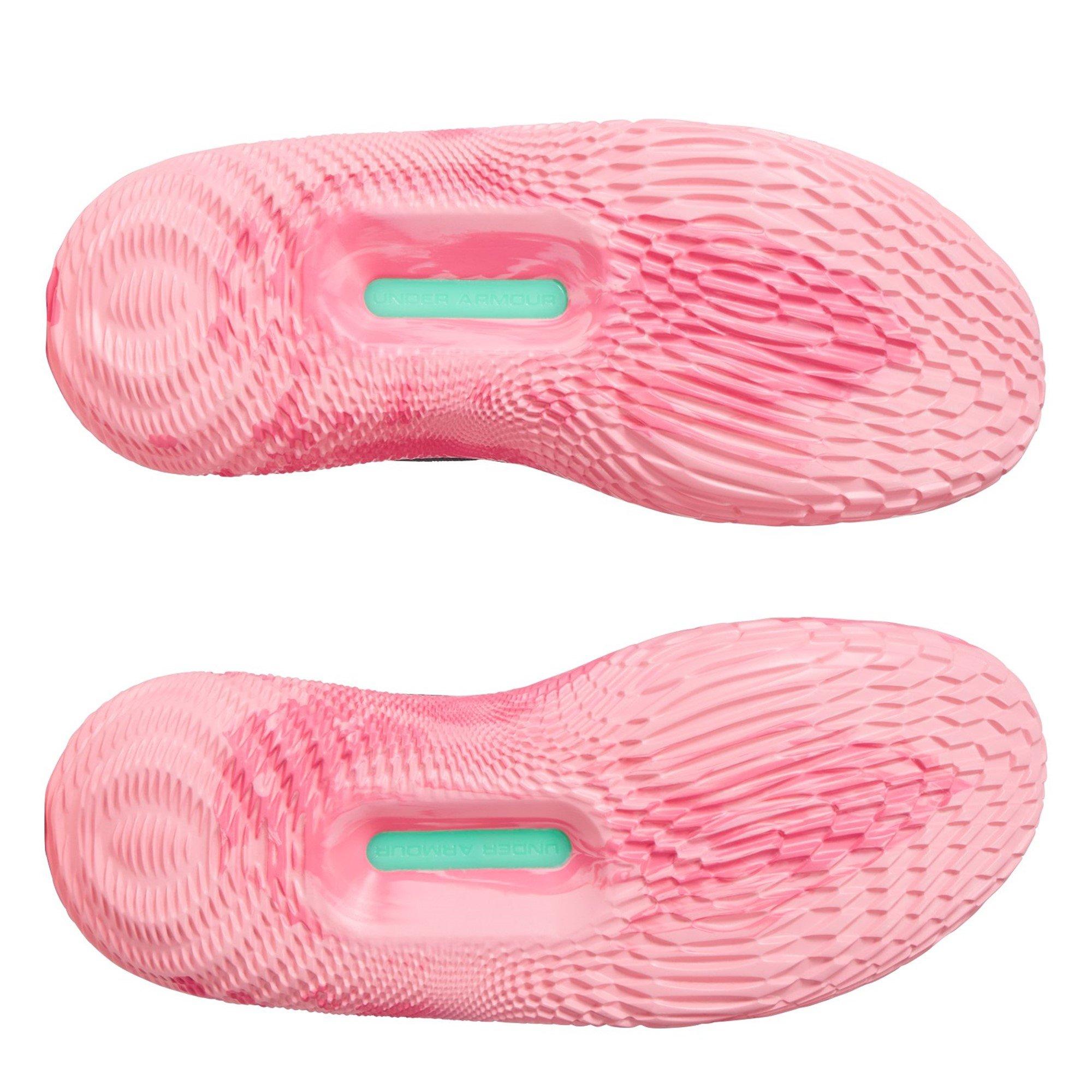 Purple - Under Armour - Adults Flow Court Trainers - 3