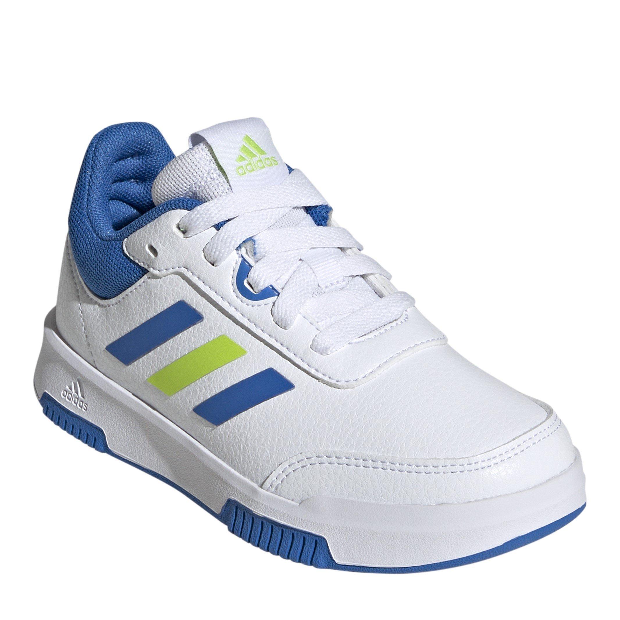 Wht/Royal/Slime - adidas - Court Trainers - 3