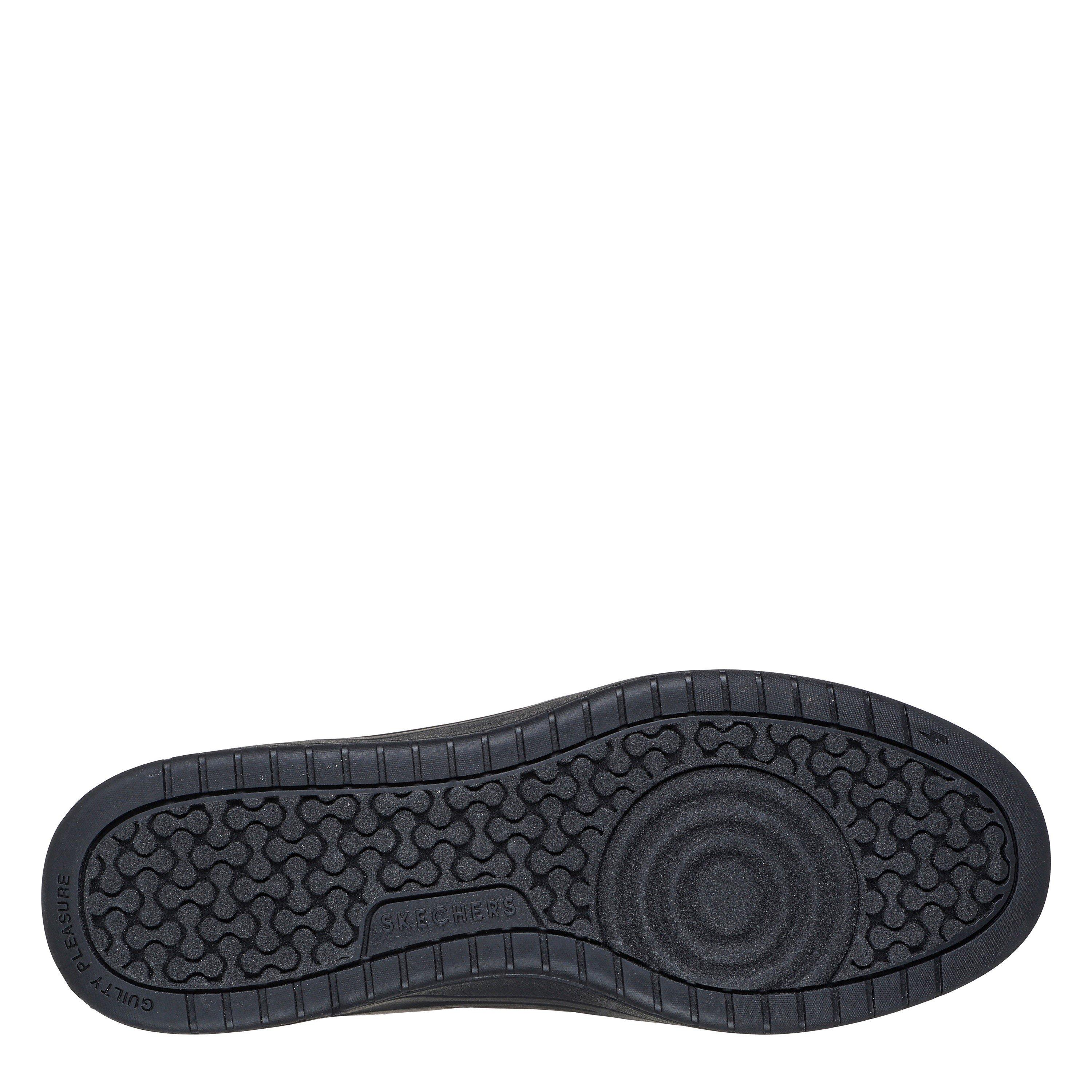 Schwarz/Schwarz - Skechers - Dualeather Overlay High Top Fashion High-Top Trainers Mens - 4