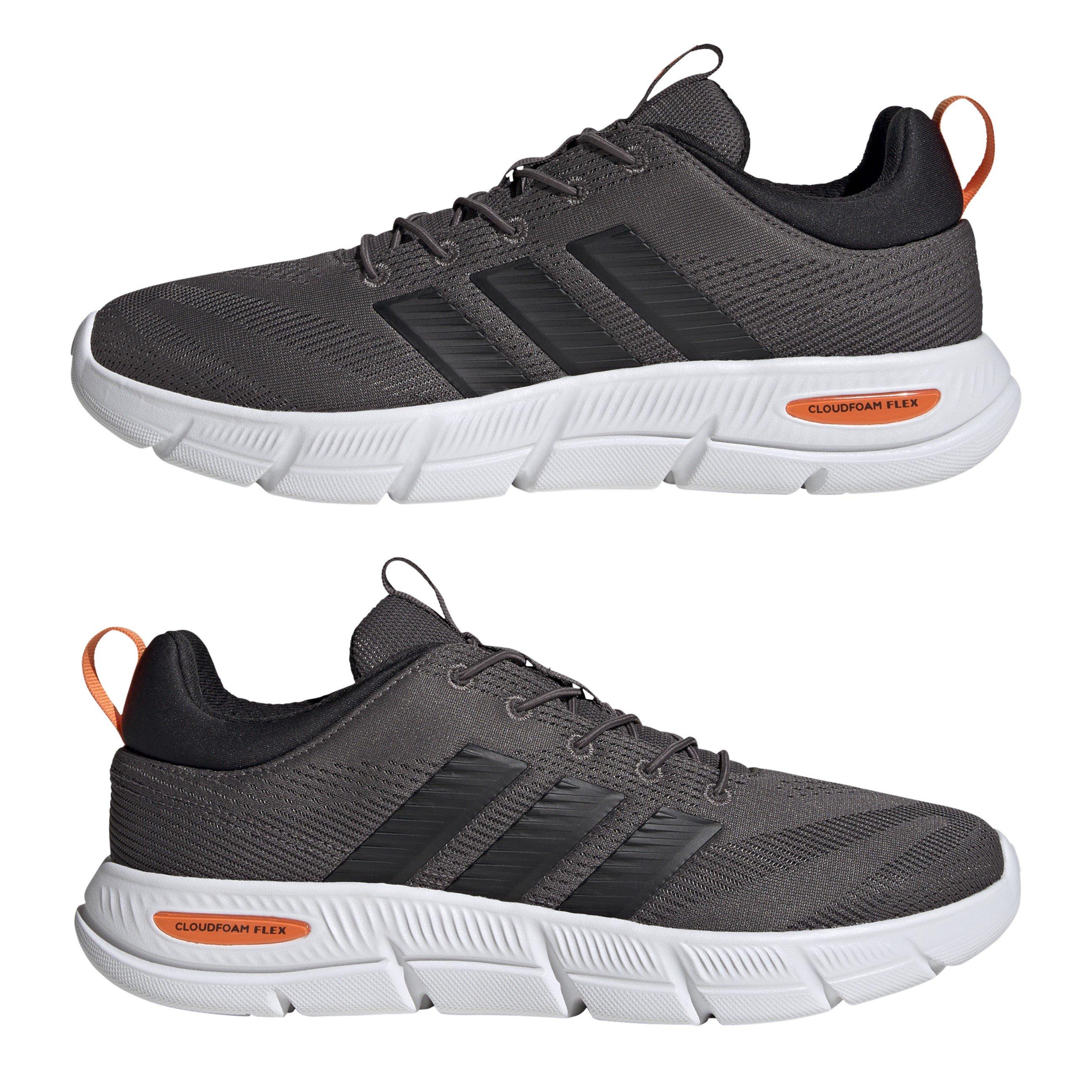 Charcoal/Orange - adidas - Cloudfoam Flex Mens Shoes - 9