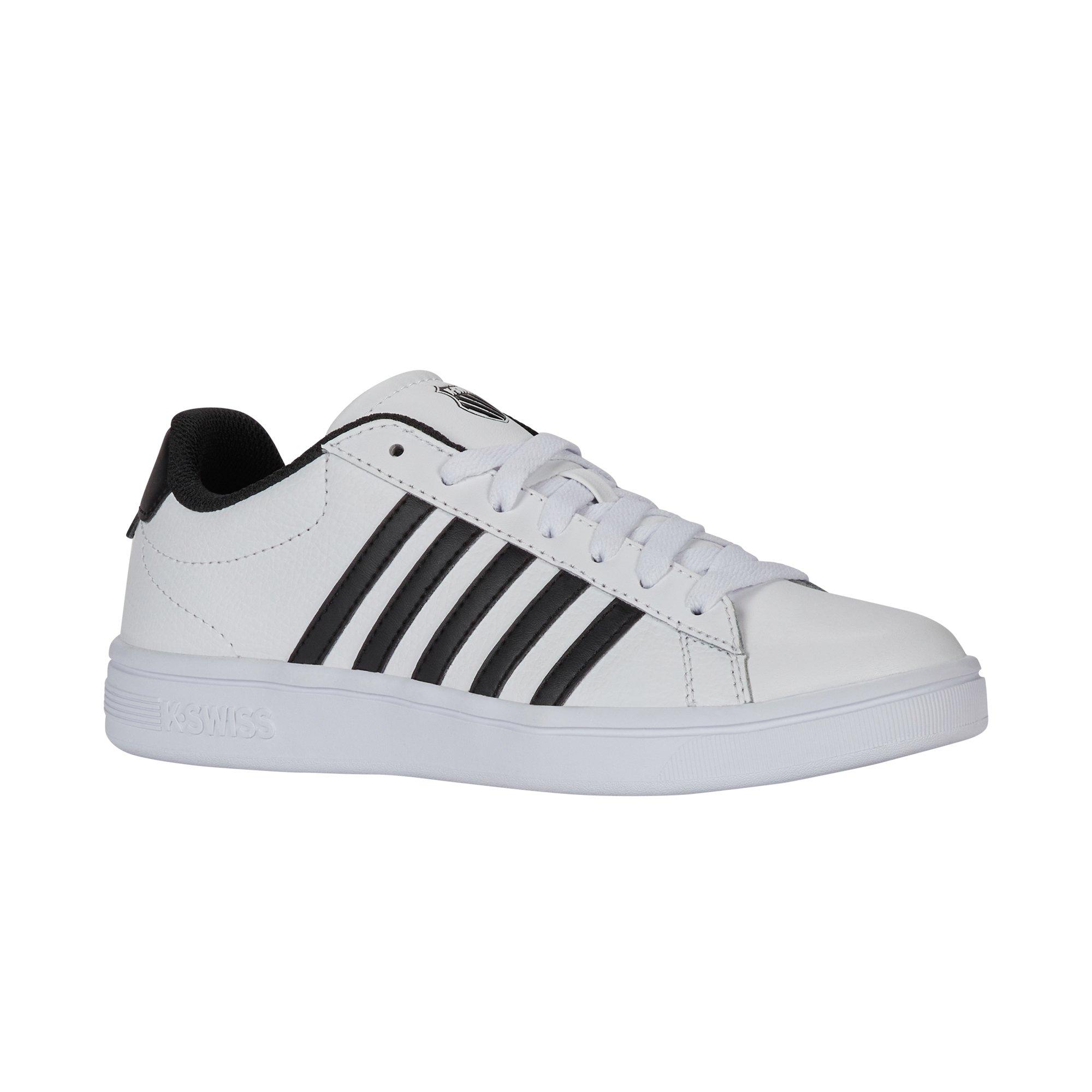 White/Black - K-Swiss - K-Swiss Court Trainers - 2