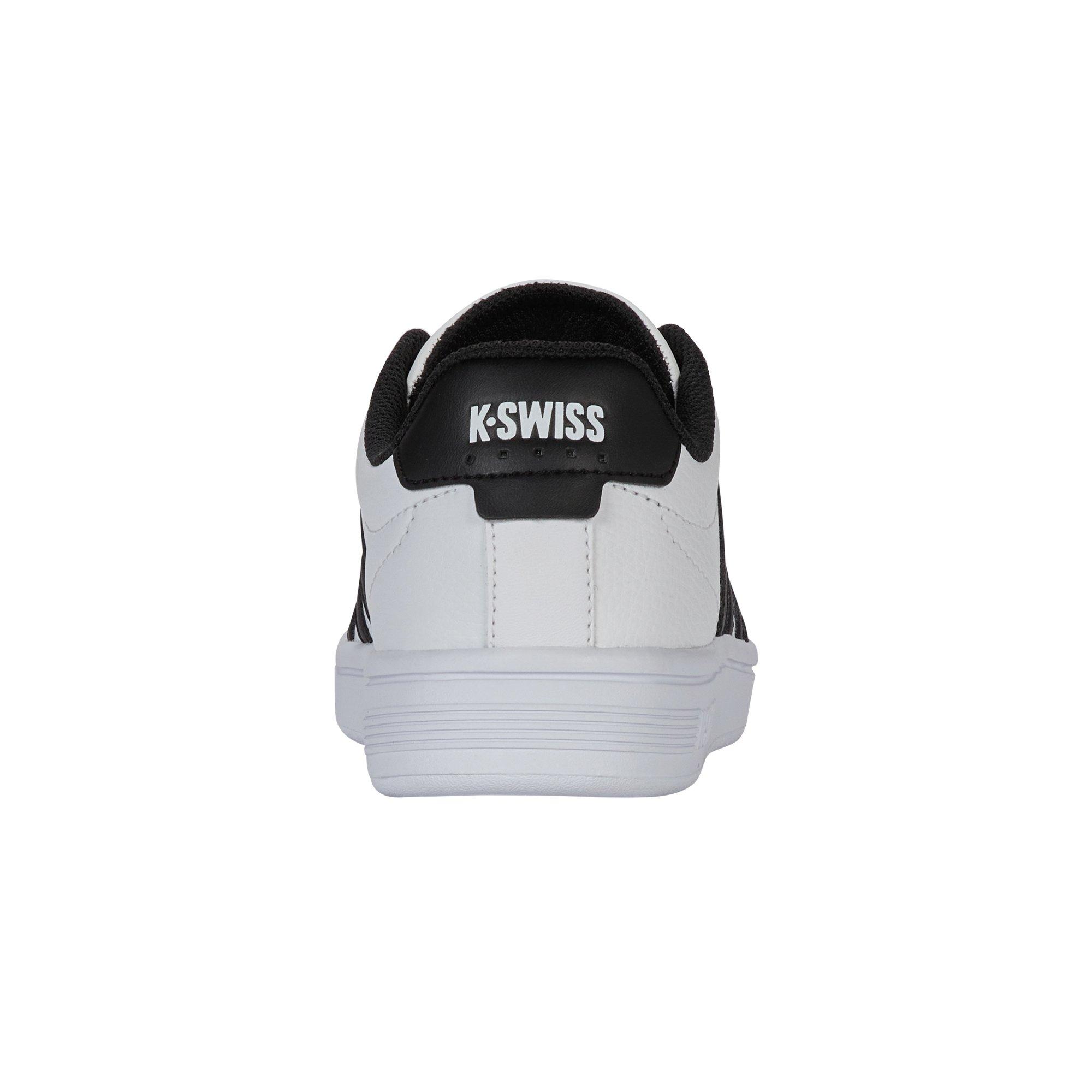 White/Black - K-Swiss - K-Swiss Court Trainers - 4