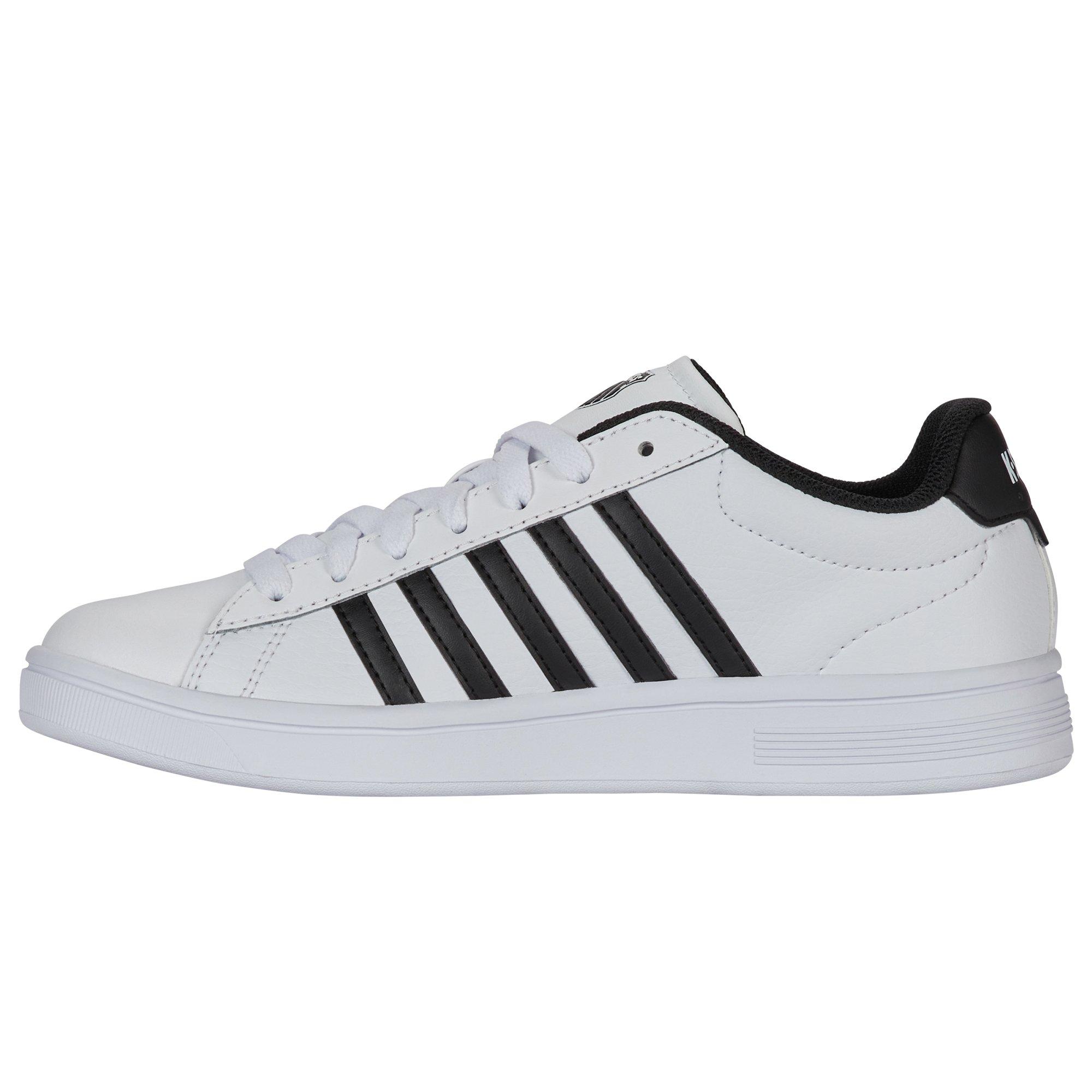 White/Black - K-Swiss - K-Swiss Court Trainers - 5