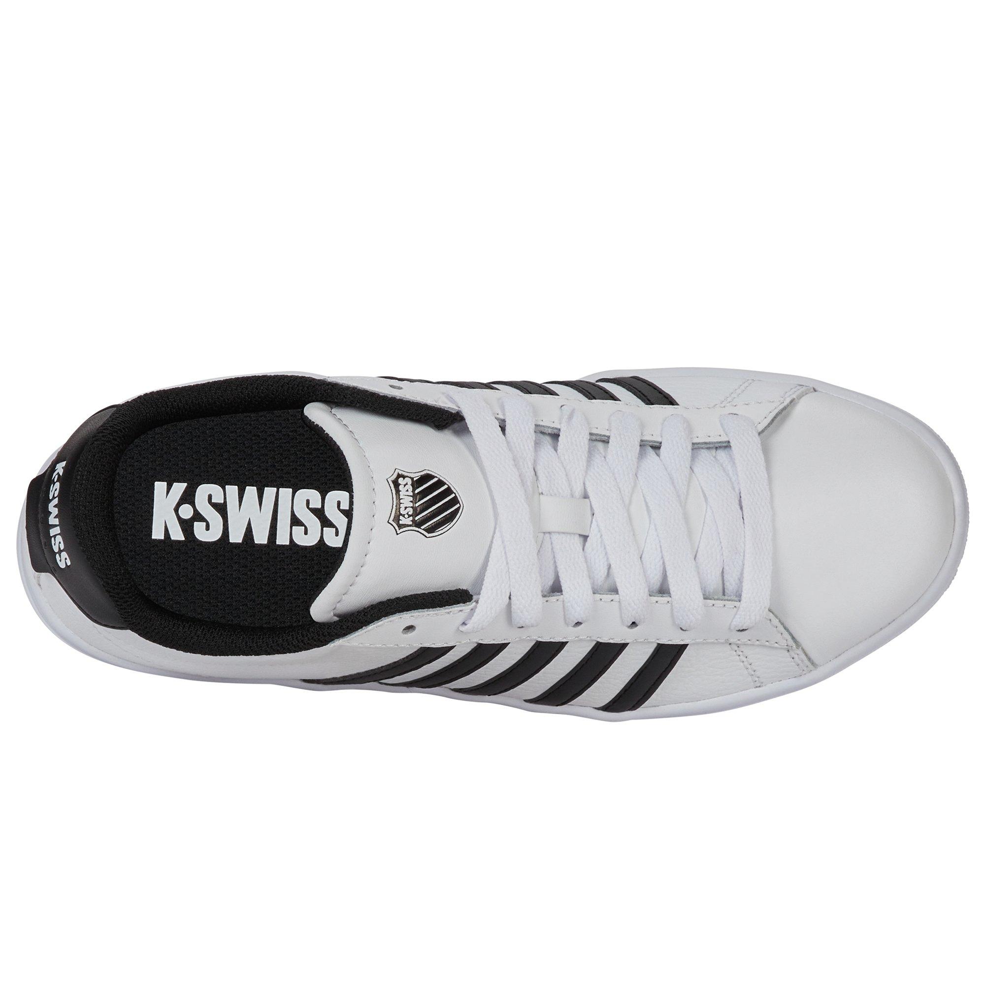 White/Black - K-Swiss - K-Swiss Court Trainers - 7