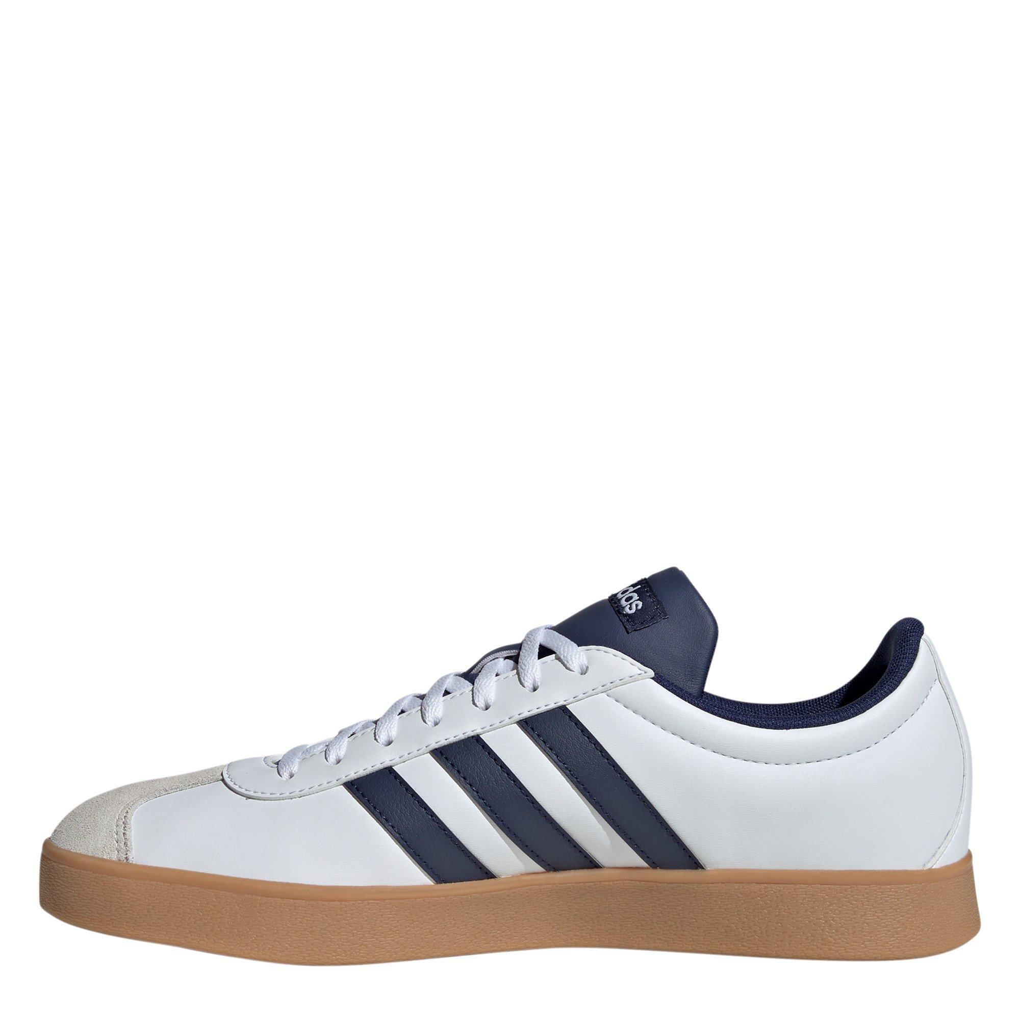 Wht/Blue/Grey - adidas - VL Court Base Shoes - 2